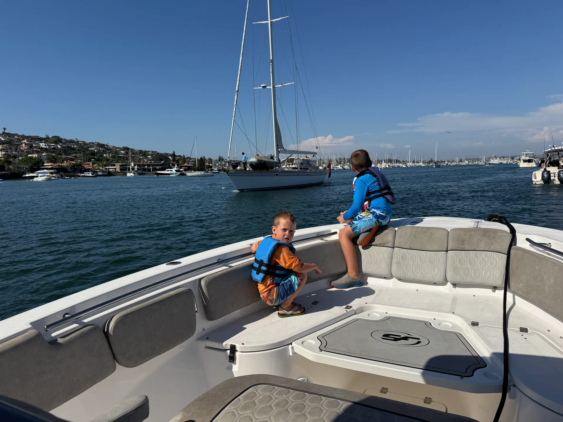 "Fishing in the back- Family in the front" 600HP center console!!