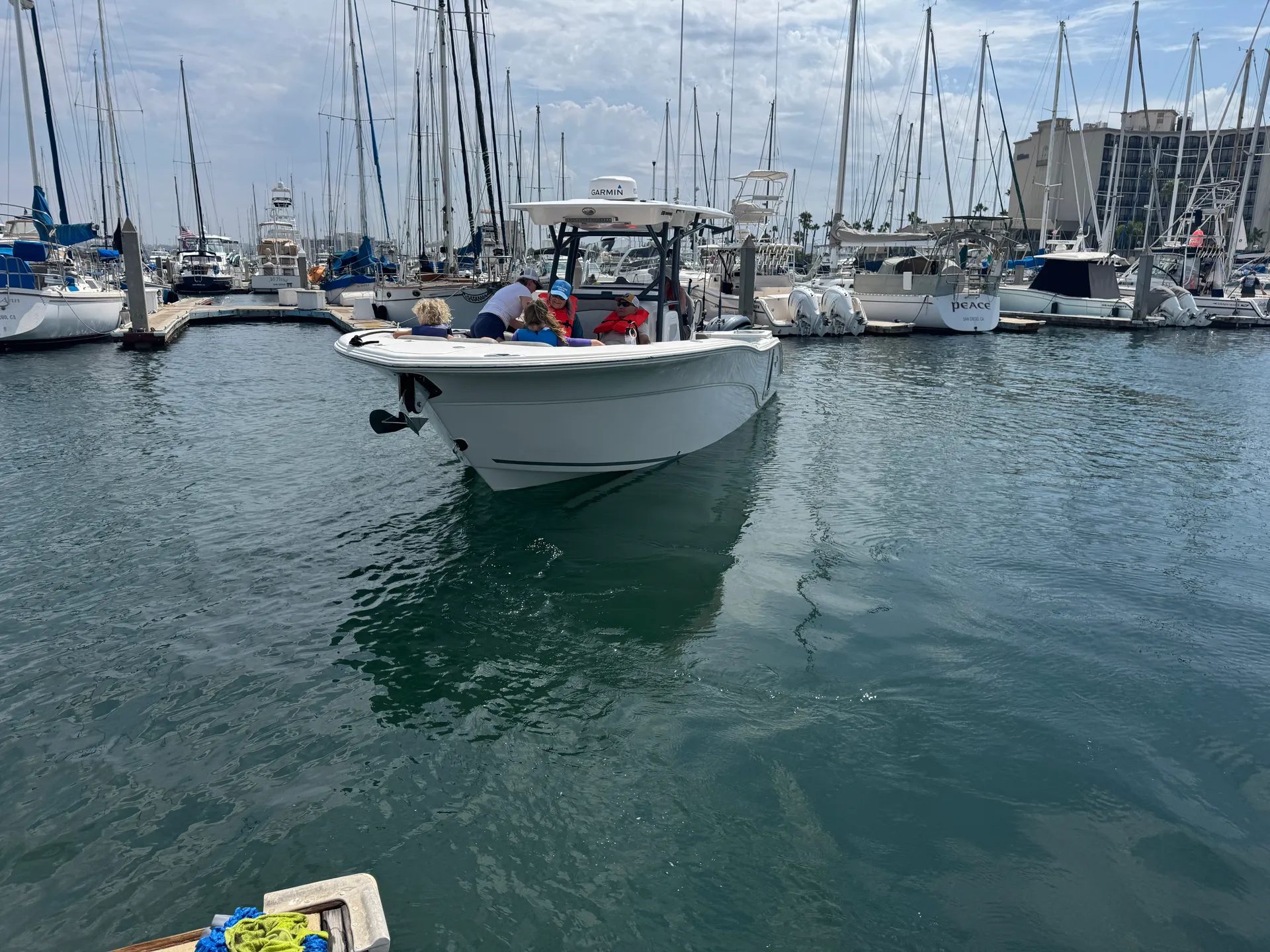 "Fishing in the back- Family in the front" 600HP center console!!