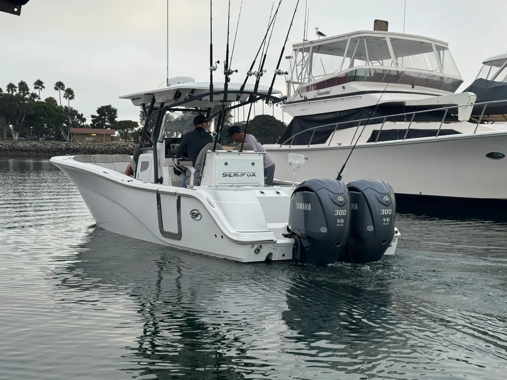 "Fishing in the back- Family in the front" 600HP center console!!