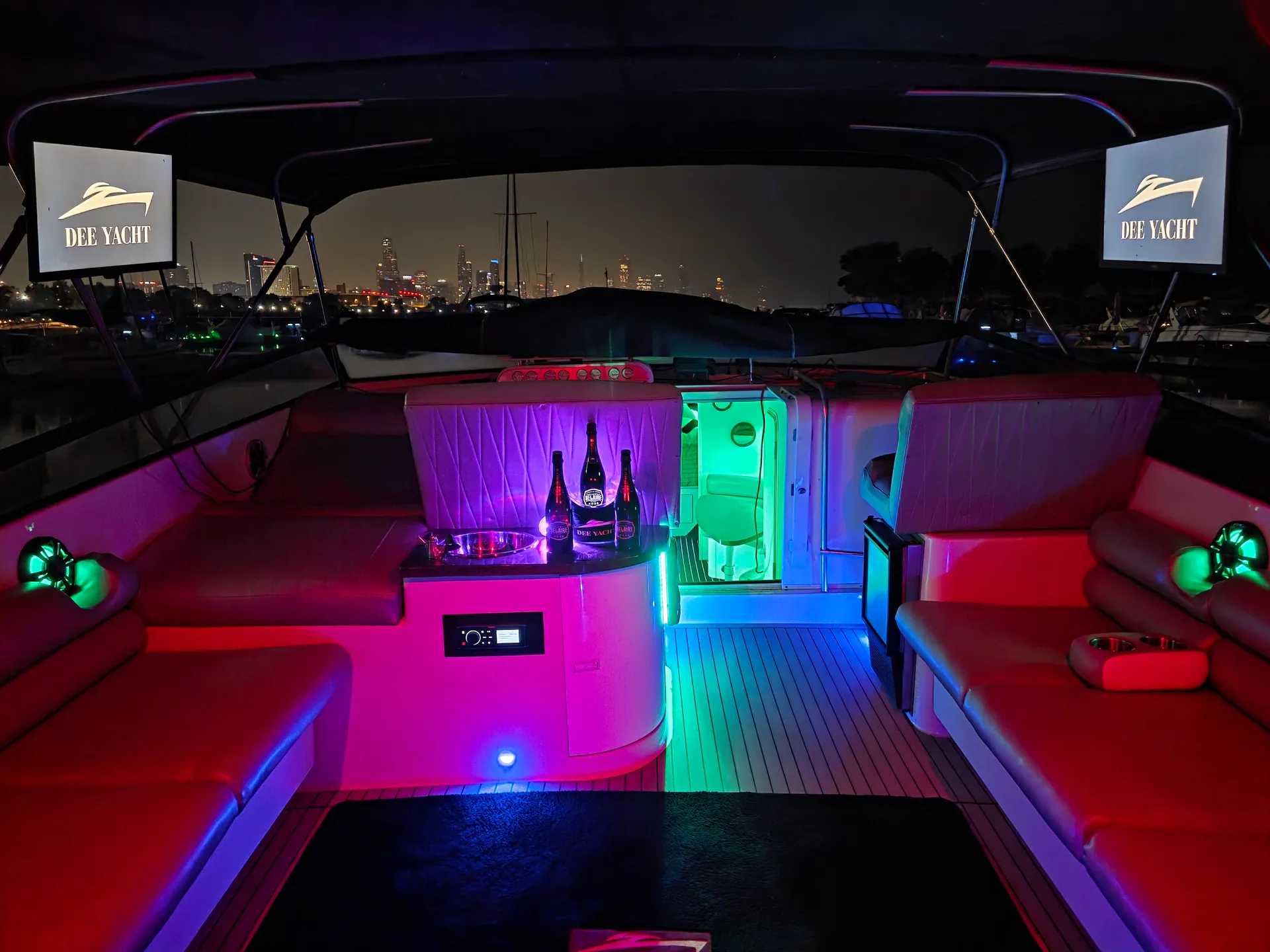 42ft Party Yacht w/ HUGE Open Seating Area! Playpen-Fireworks + More!