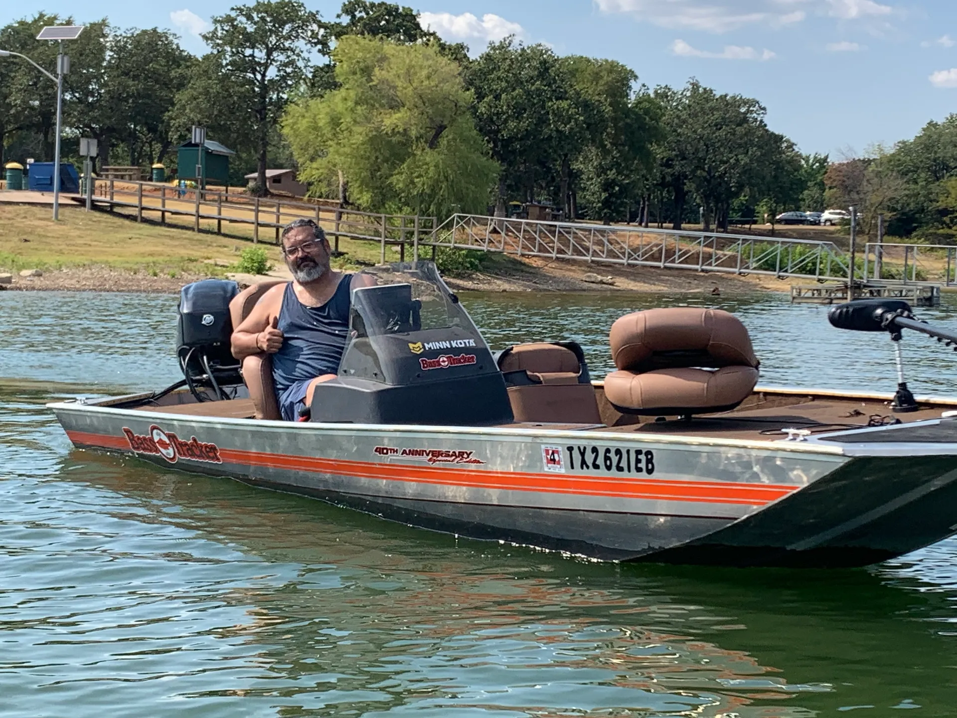 Bass Tracker Fishing Boat