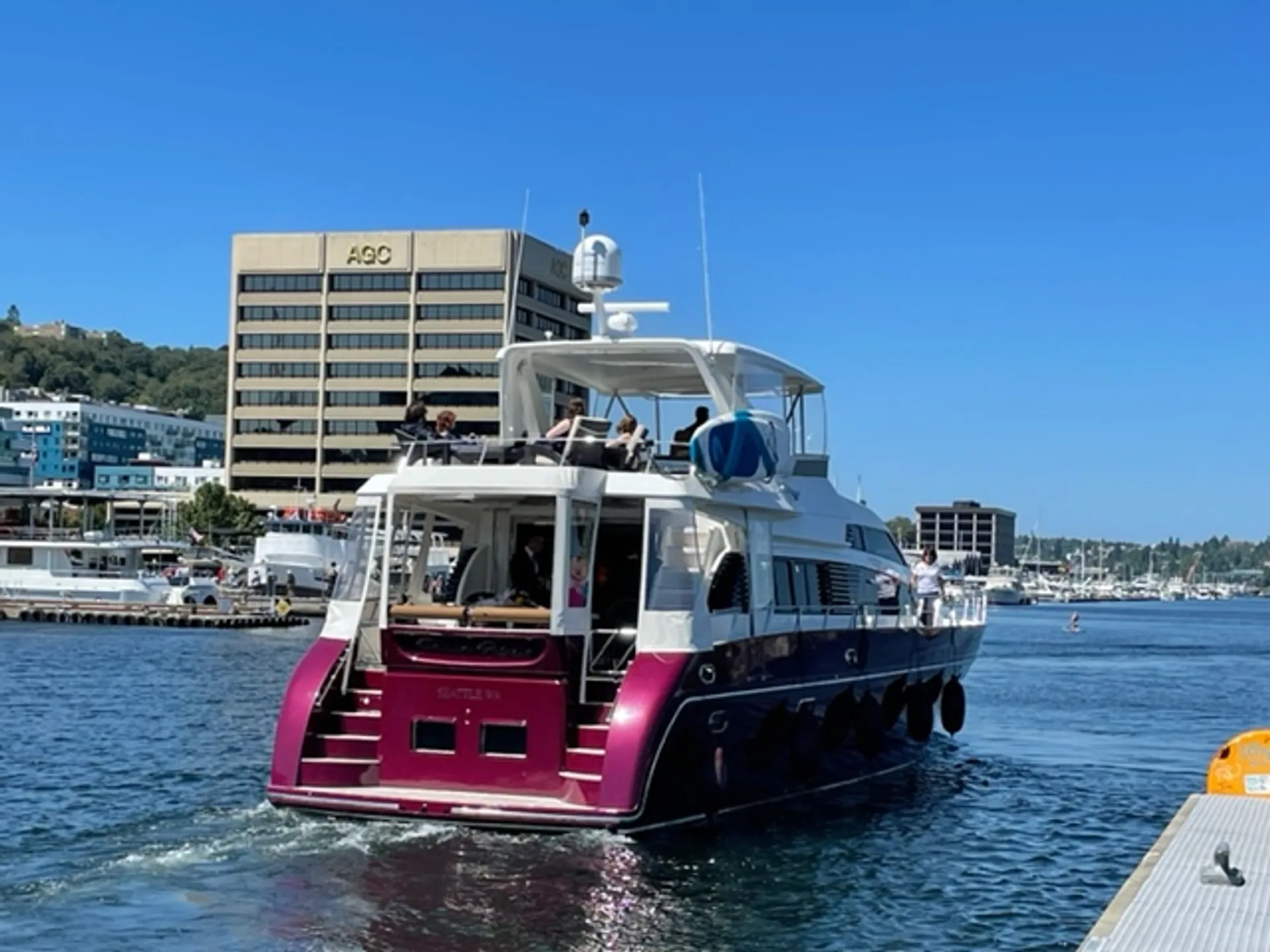 Luxury 67' yacht $100/hr off, North Sound, San Juans, Seattle + more