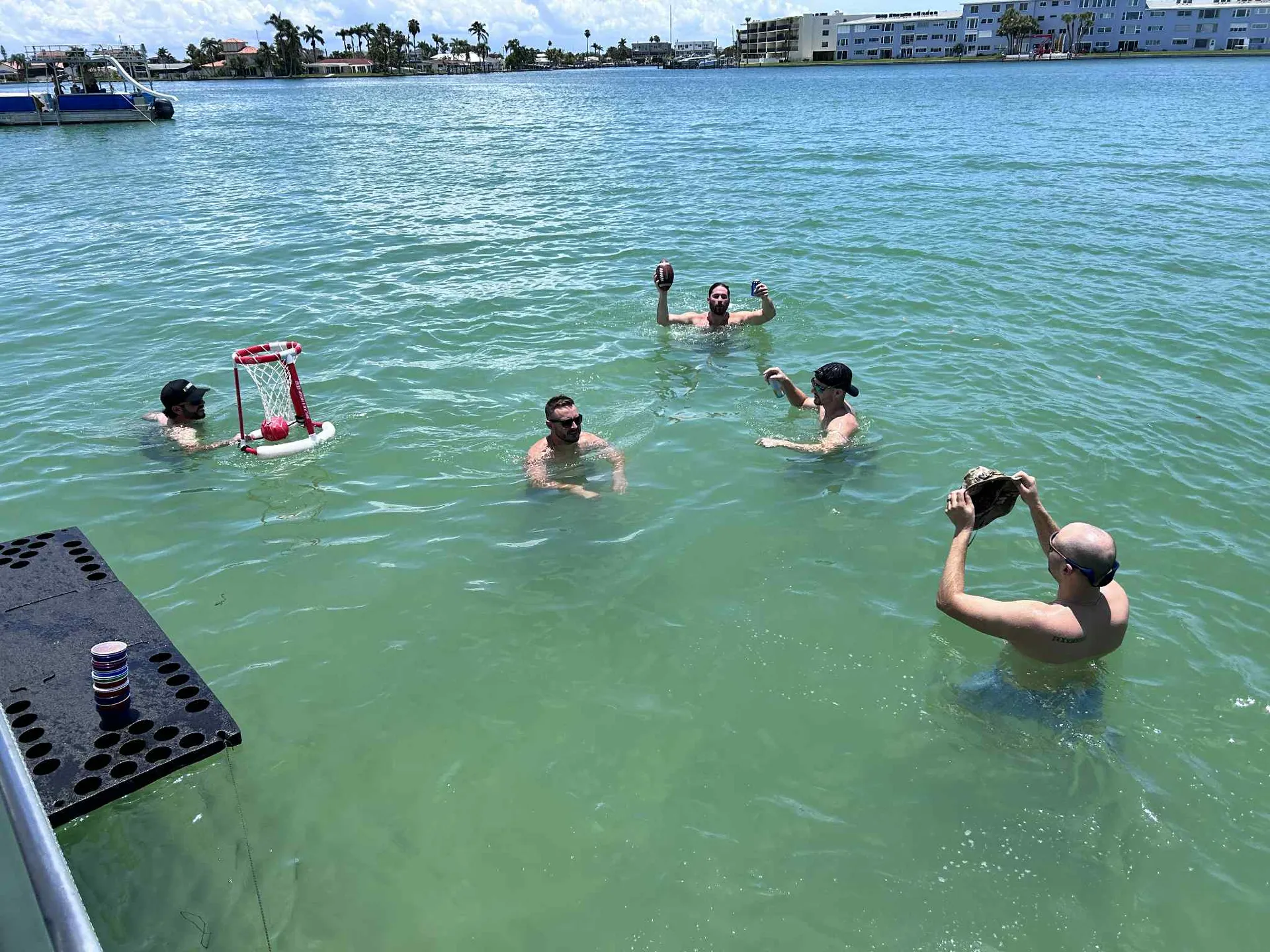 25' Ultimate Party Barge With Water Slide🛝, Music🎶, Games for 12 ppl