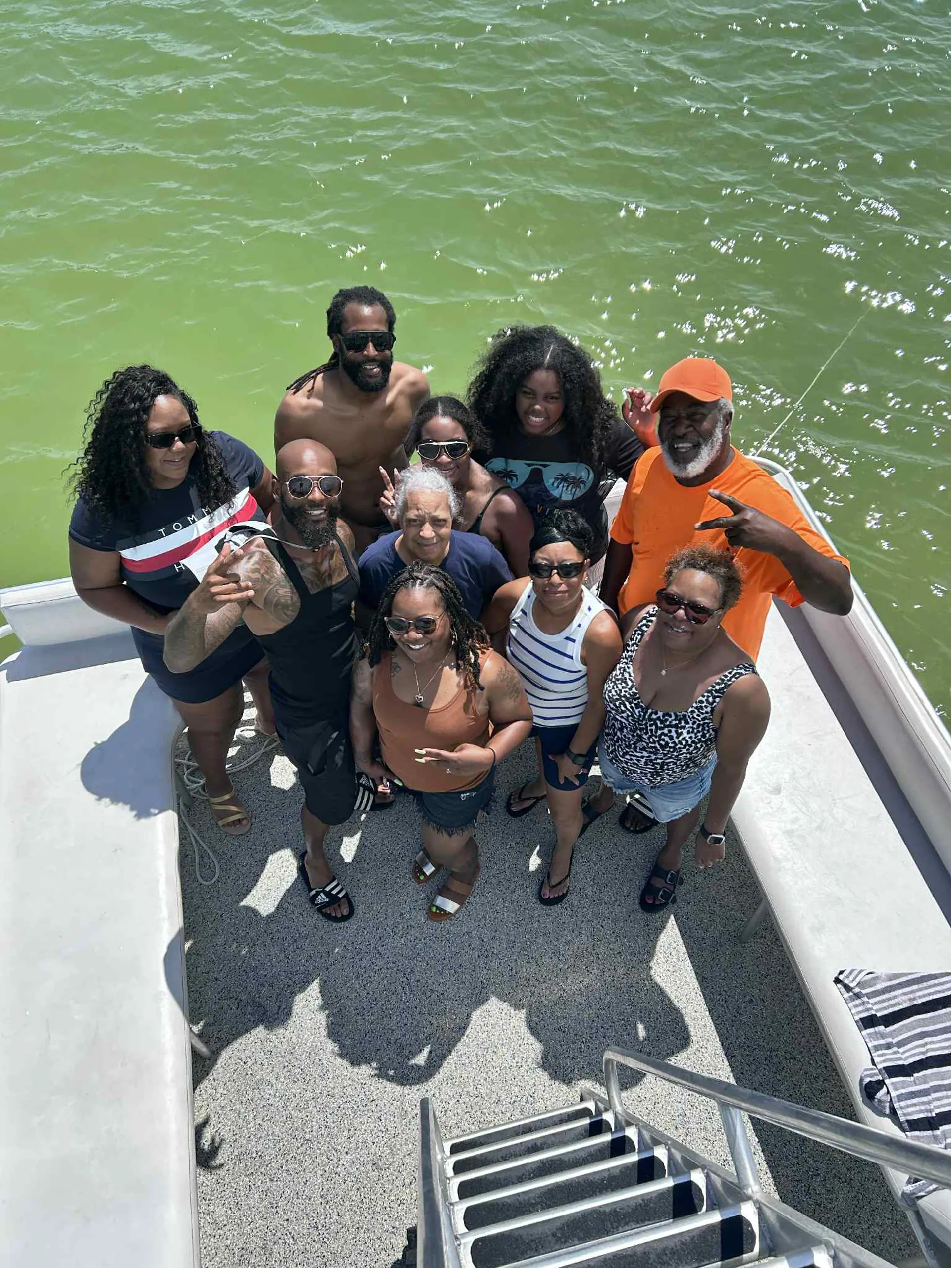 25' Ultimate Party Barge With Water Slide🛝, Music🎶, Games for 12 ppl