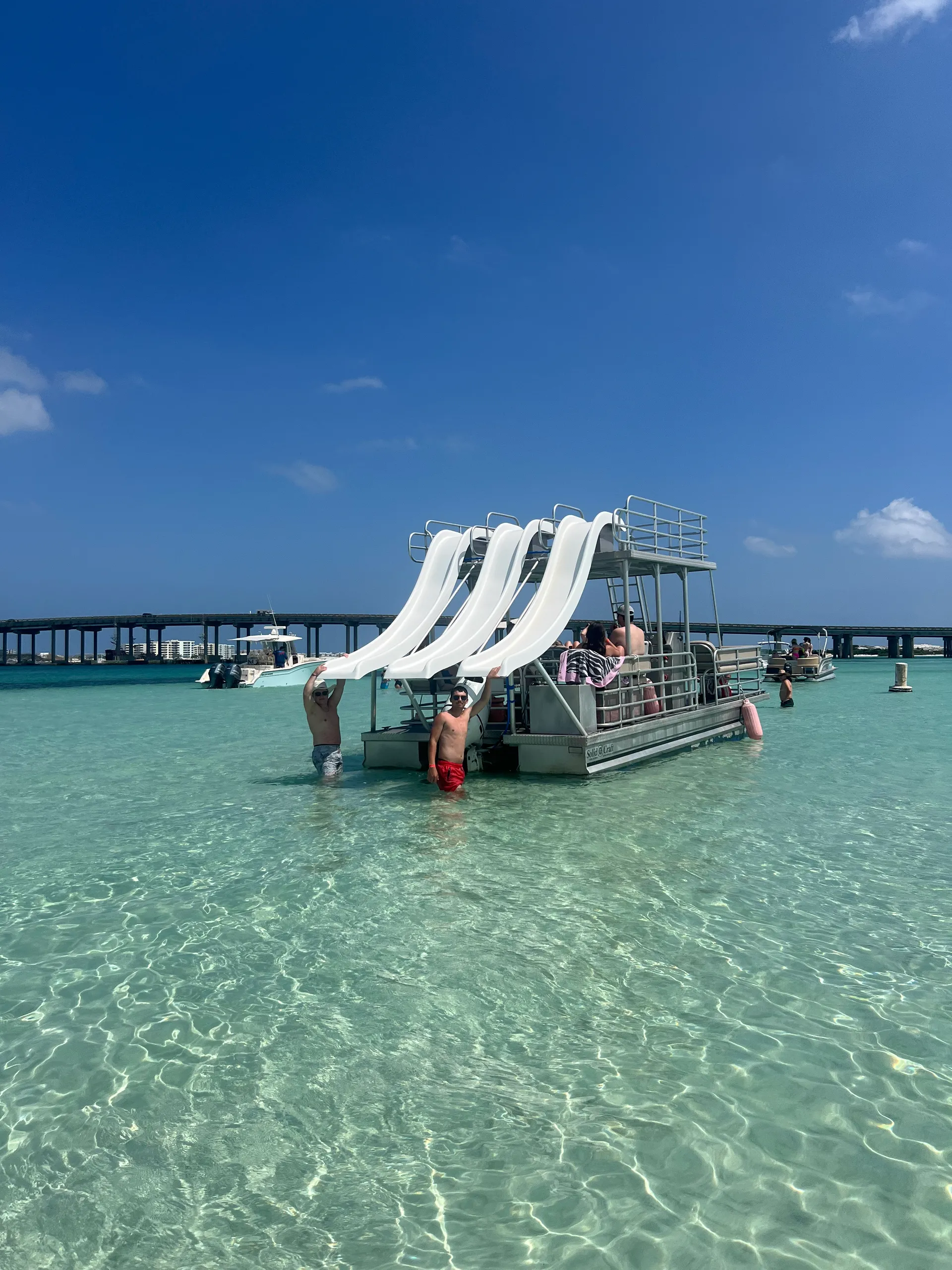 Slide, Cruise, and Chill - Triple Waterslide Double-Decker Adventure!