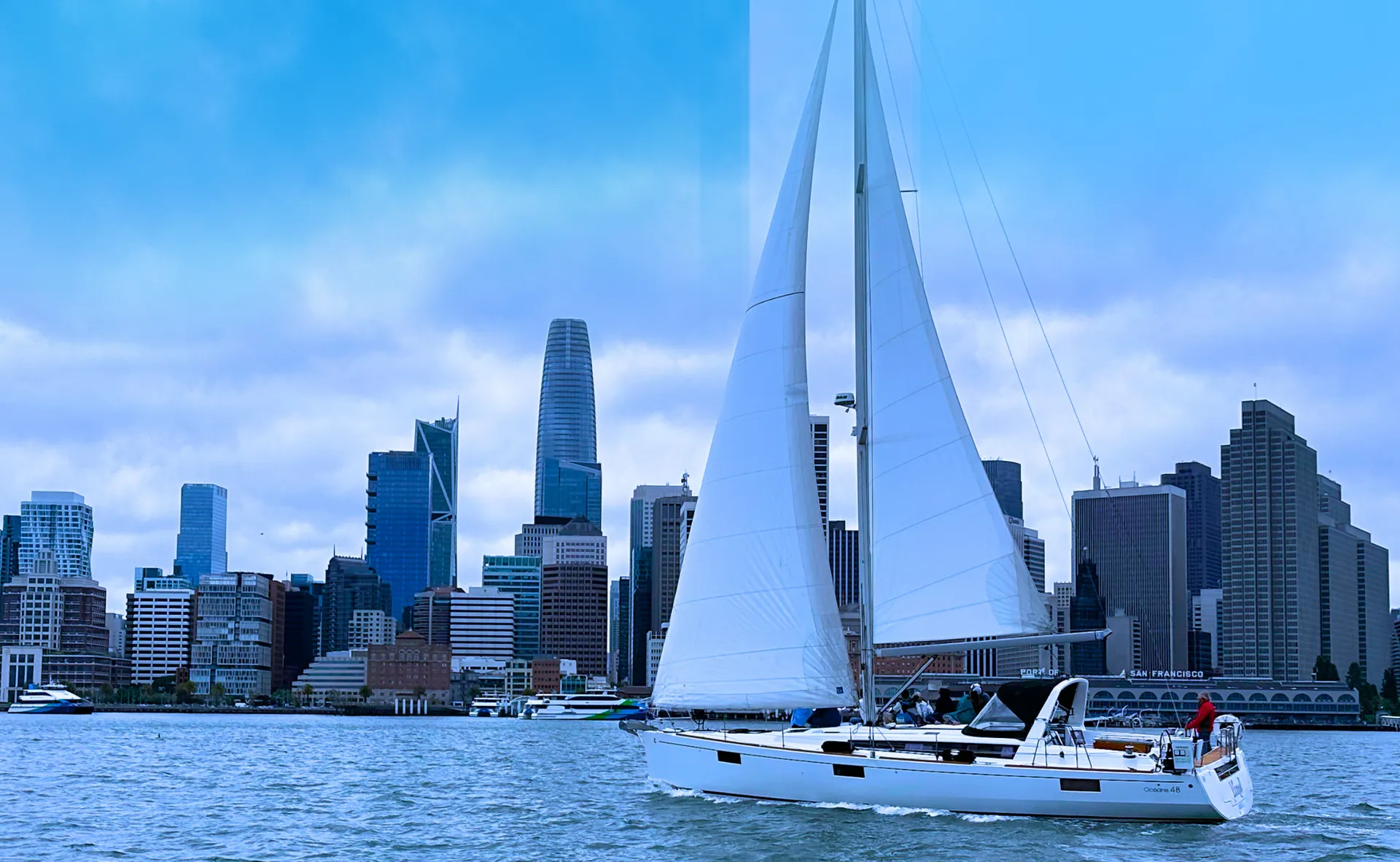 40' Luxury Cruising Sailboat – Private Charters for 8 Guests