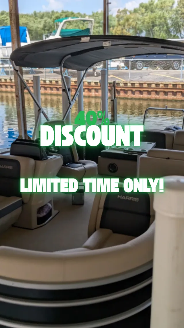 Rent a Harris pontoon in St. Clair Shores, MI near me