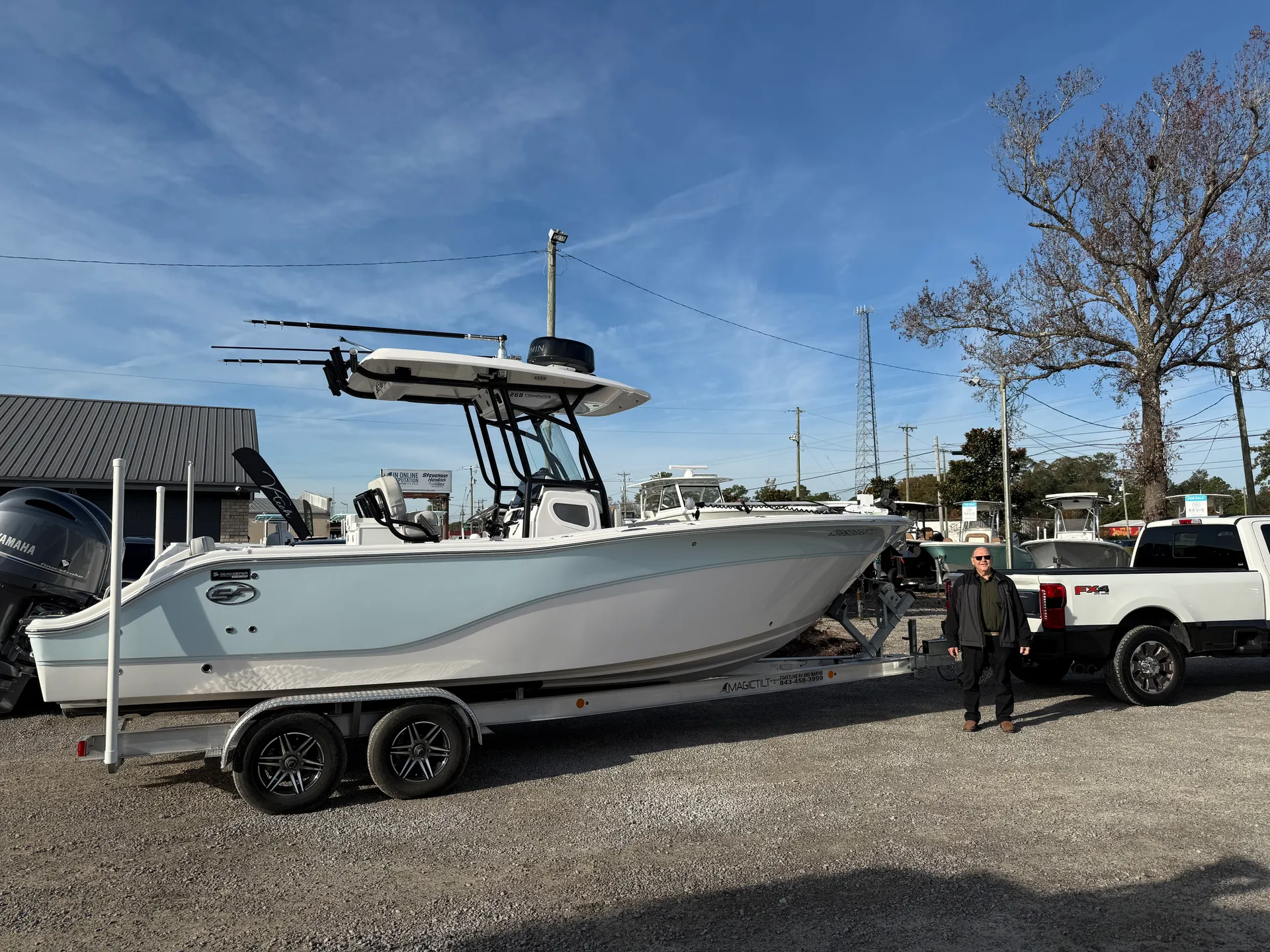 Fully-equipped, gyro-stabilized 2023 Sea Fox 268 Commander