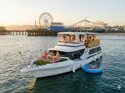 59' 🥳#1 Party Deck 🎤Karaoke 💃Dance Flr 🏈TVs 👙Swim 🛟Floaty 🤩12px boat photo