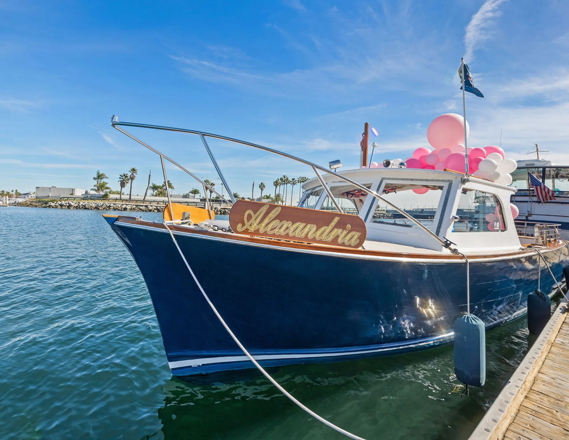12 Passenger Classic Wood Boat in Huntington Beach, California