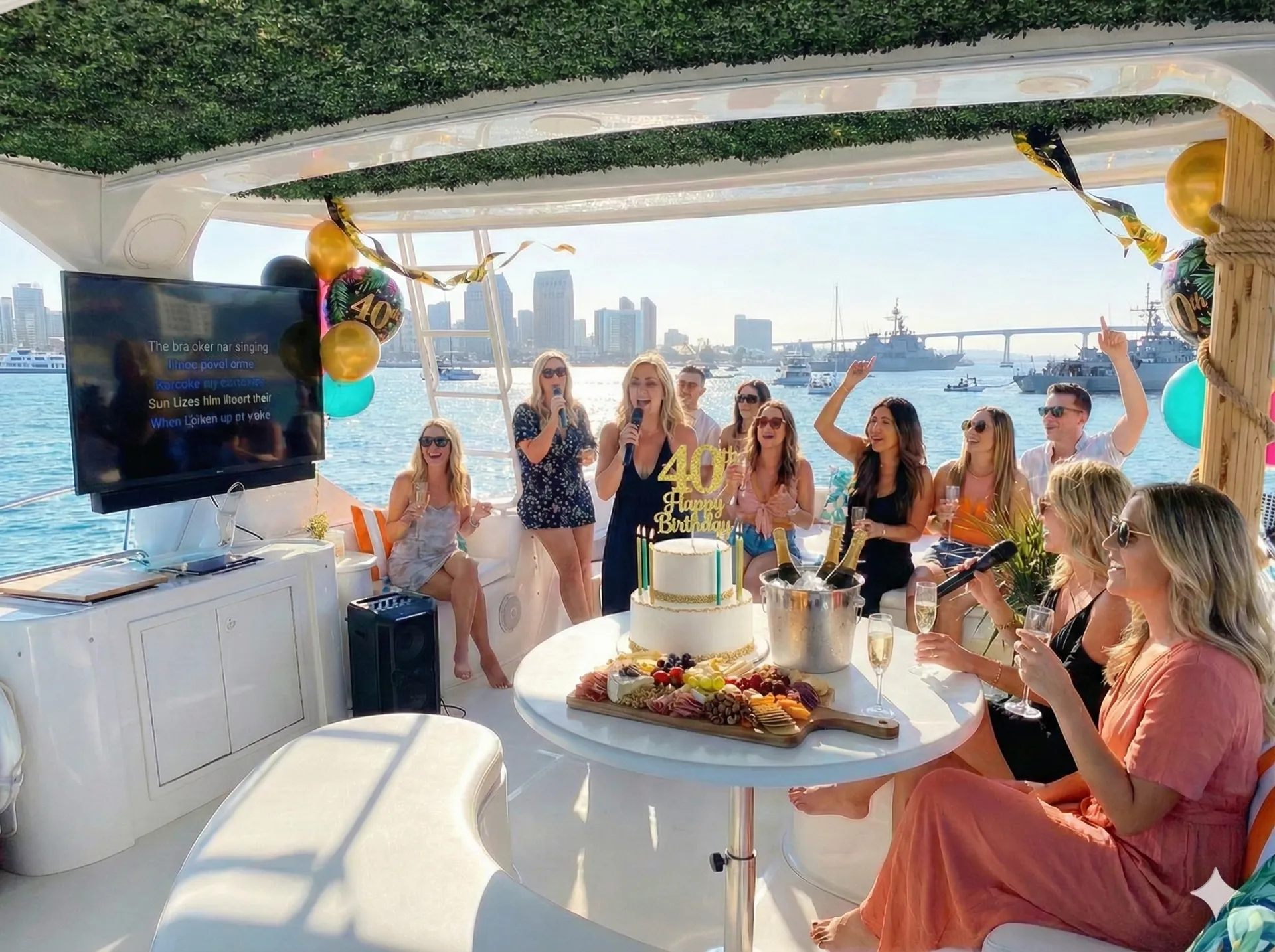 62' 🥳#1 Party Deck 🎤Karaoke 💃Dance Flr 🏈TV 👙Swim 🍩Floaty 🤩13Pax