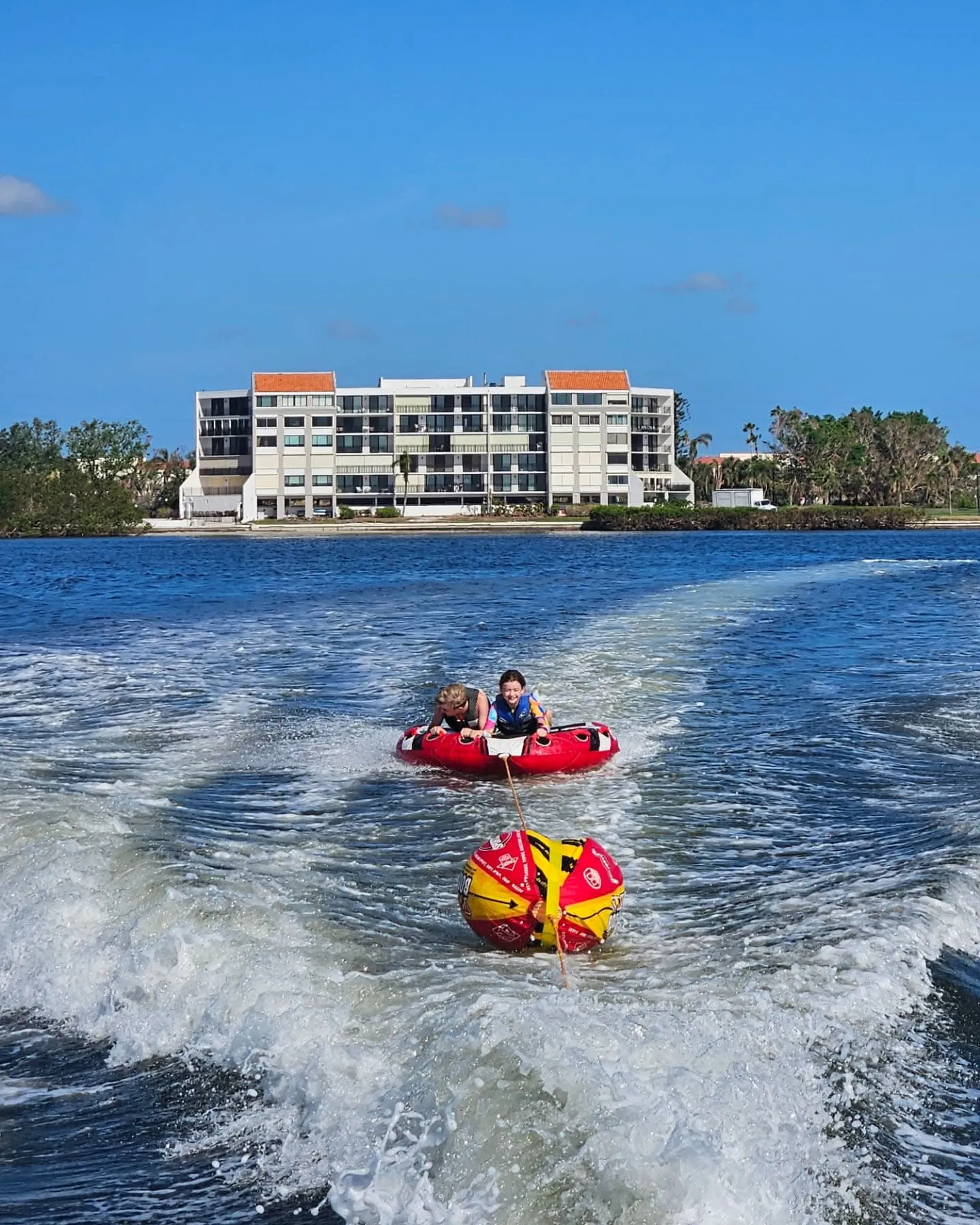 Boat tour for watersports, snorkeling, shelling, dolphins and sunsets 