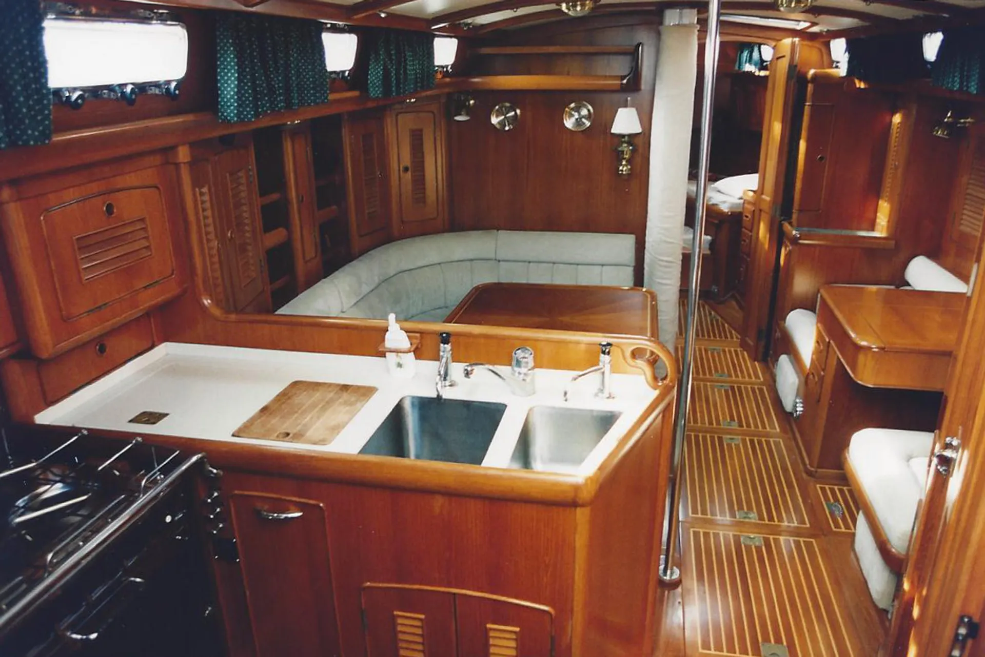 Hands-On Sailing Lessons aboard this classic 42’ Sailboat!