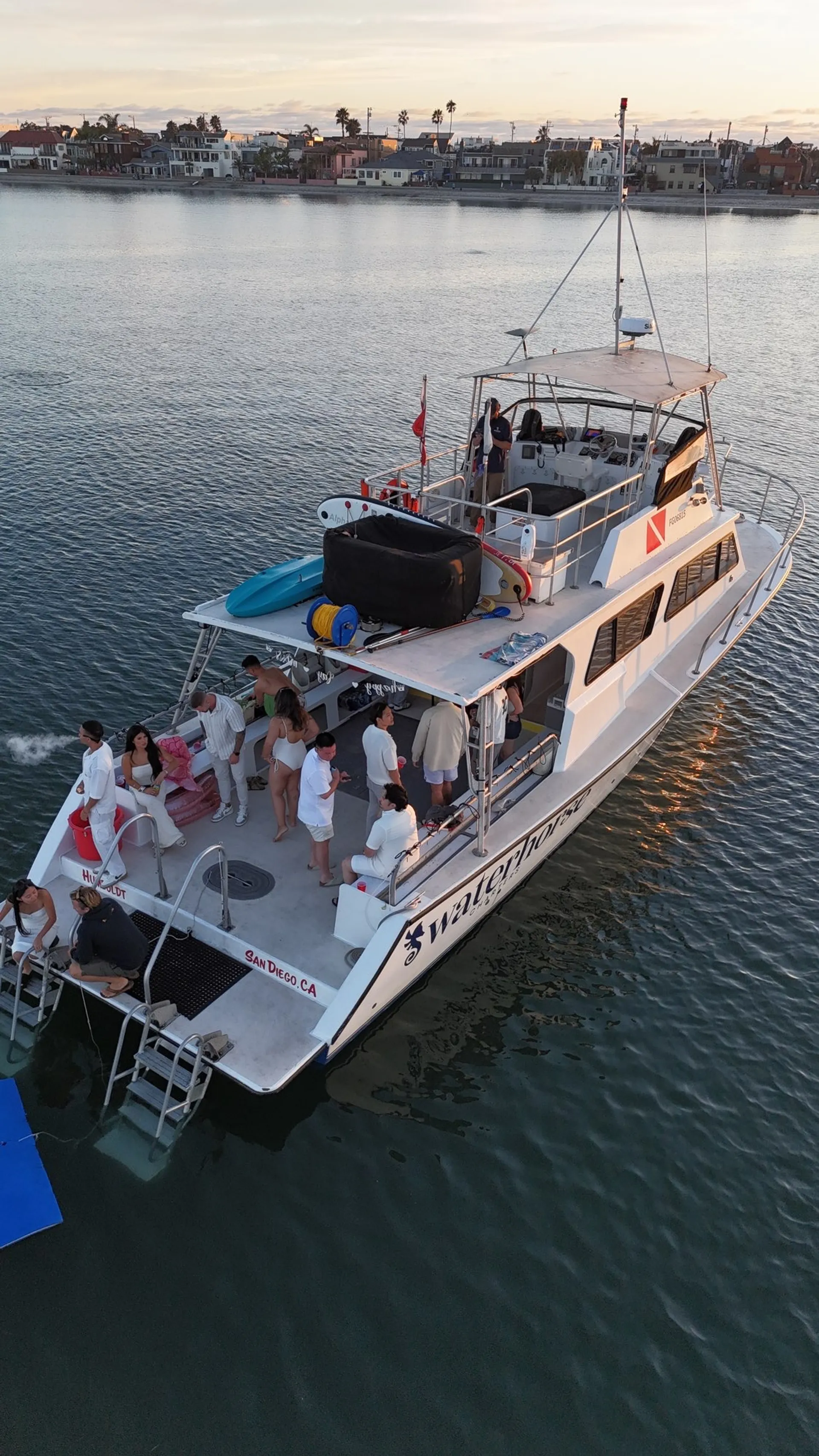 Private San Diego Party Yacht for 25 Guests, BYOB – Mission Bay