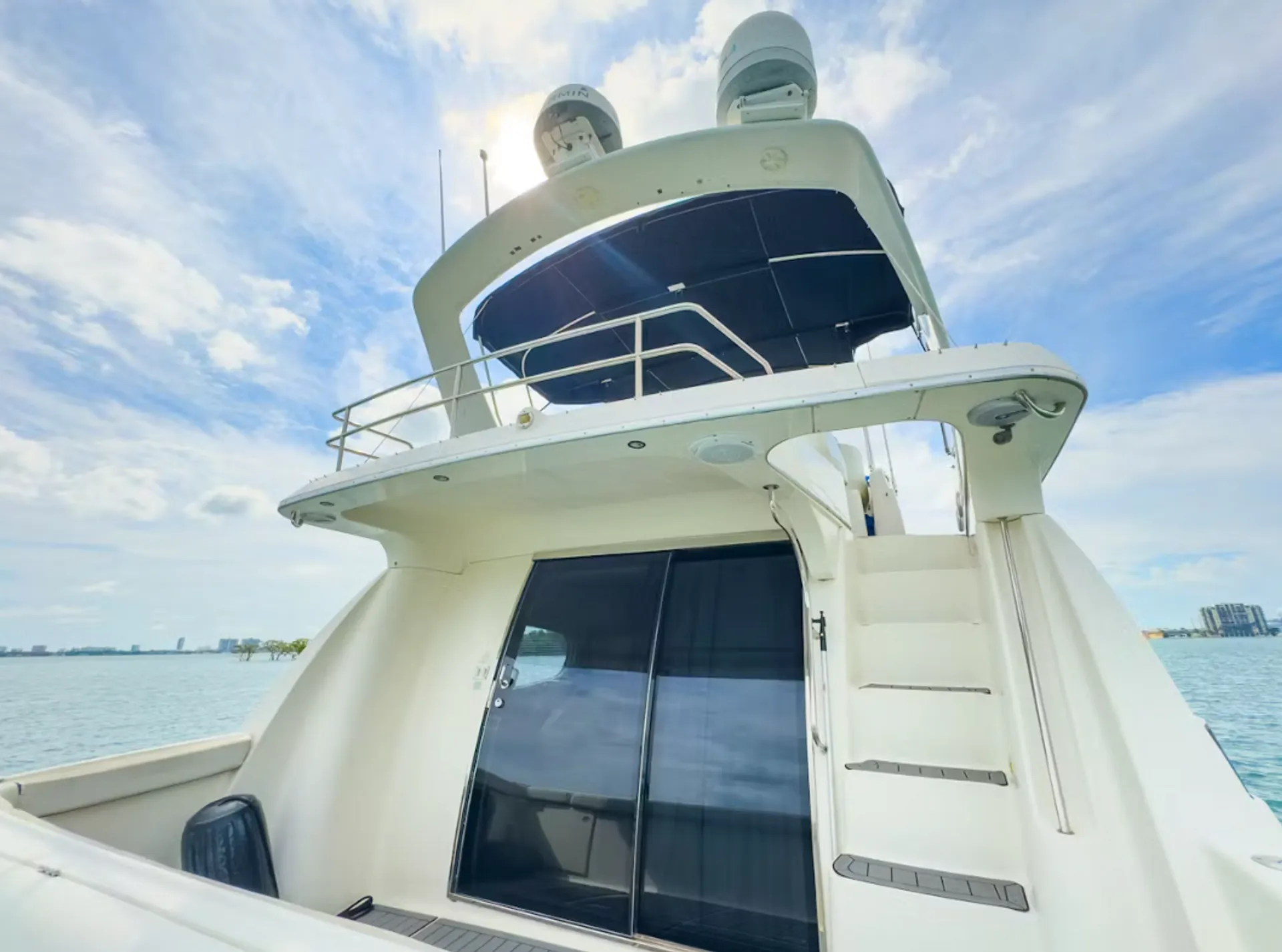 Enjoy "SANTORINI" Silverton Sport Bridge 48ft in Miami!
