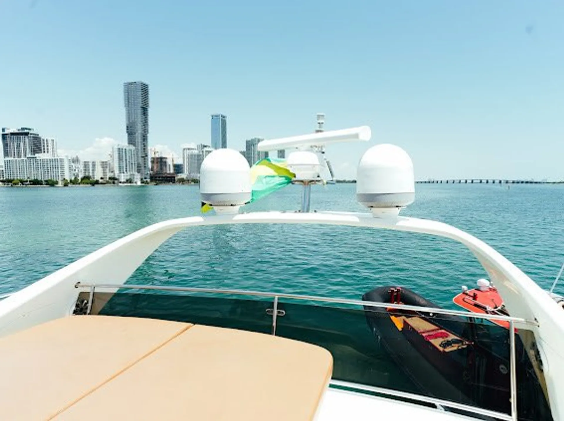 Enjoy "CANCUN" 65ft Viking Flybridge Yacht in Miami!