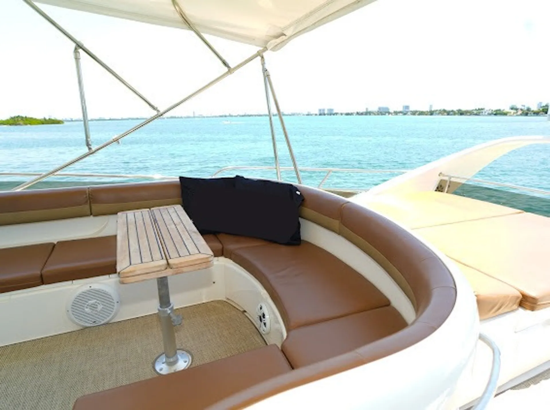 Enjoy "CANCUN" 65ft Viking Flybridge Yacht in Miami!