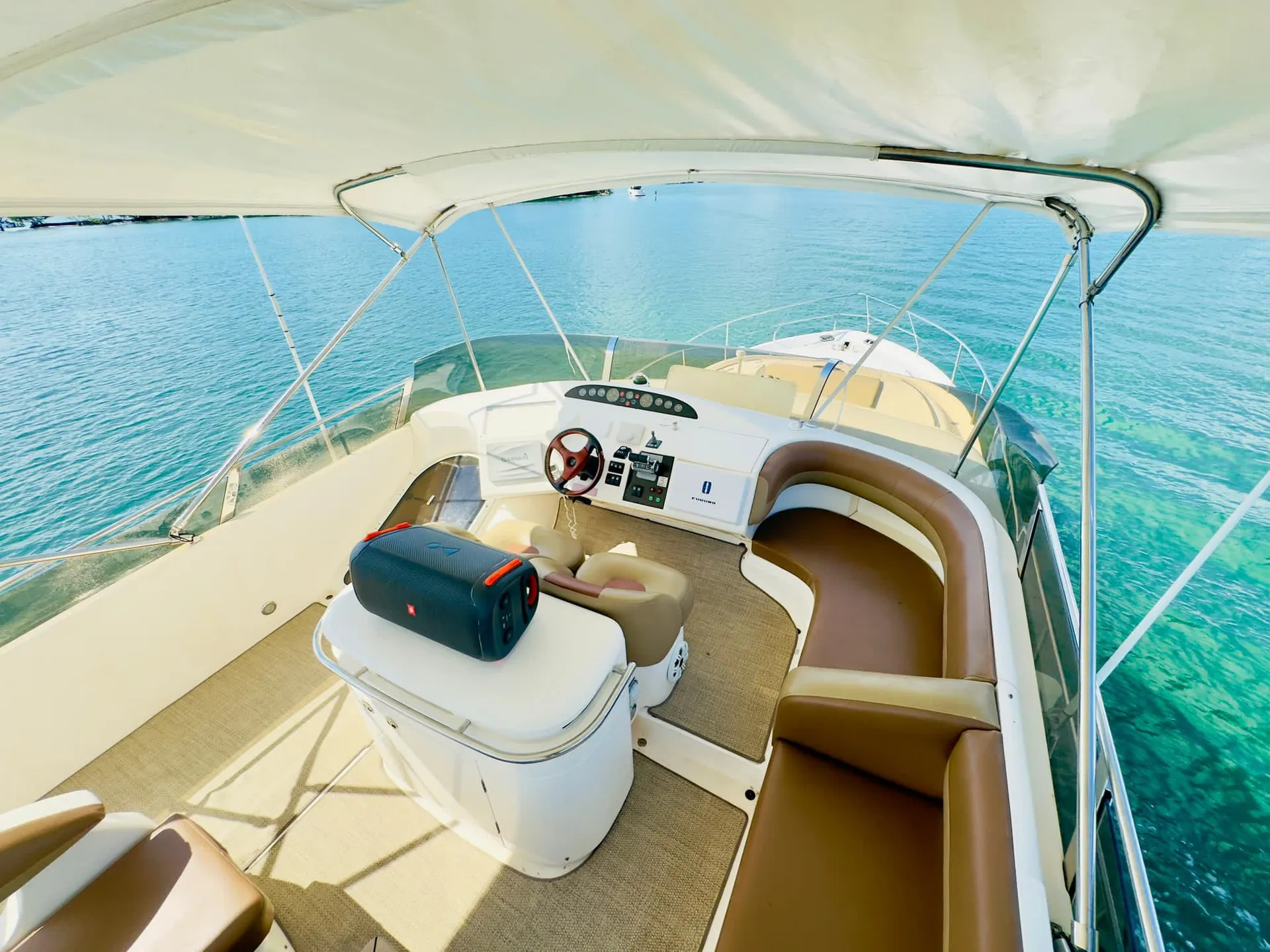 Enjoy "CANCUN" 65ft Viking Flybridge Yacht in Miami!