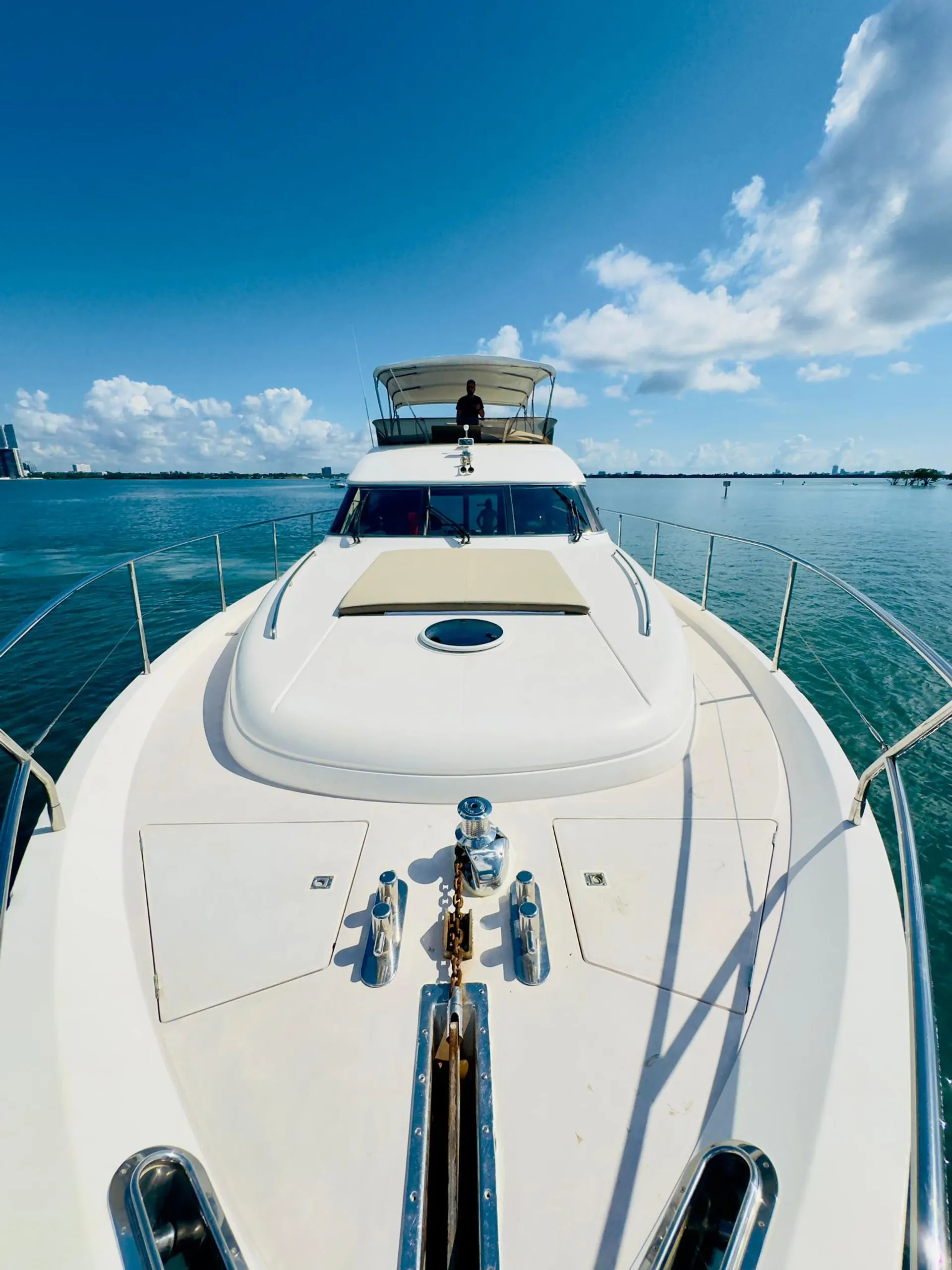 Enjoy "CANCUN" 65ft Viking Flybridge Yacht in Miami!