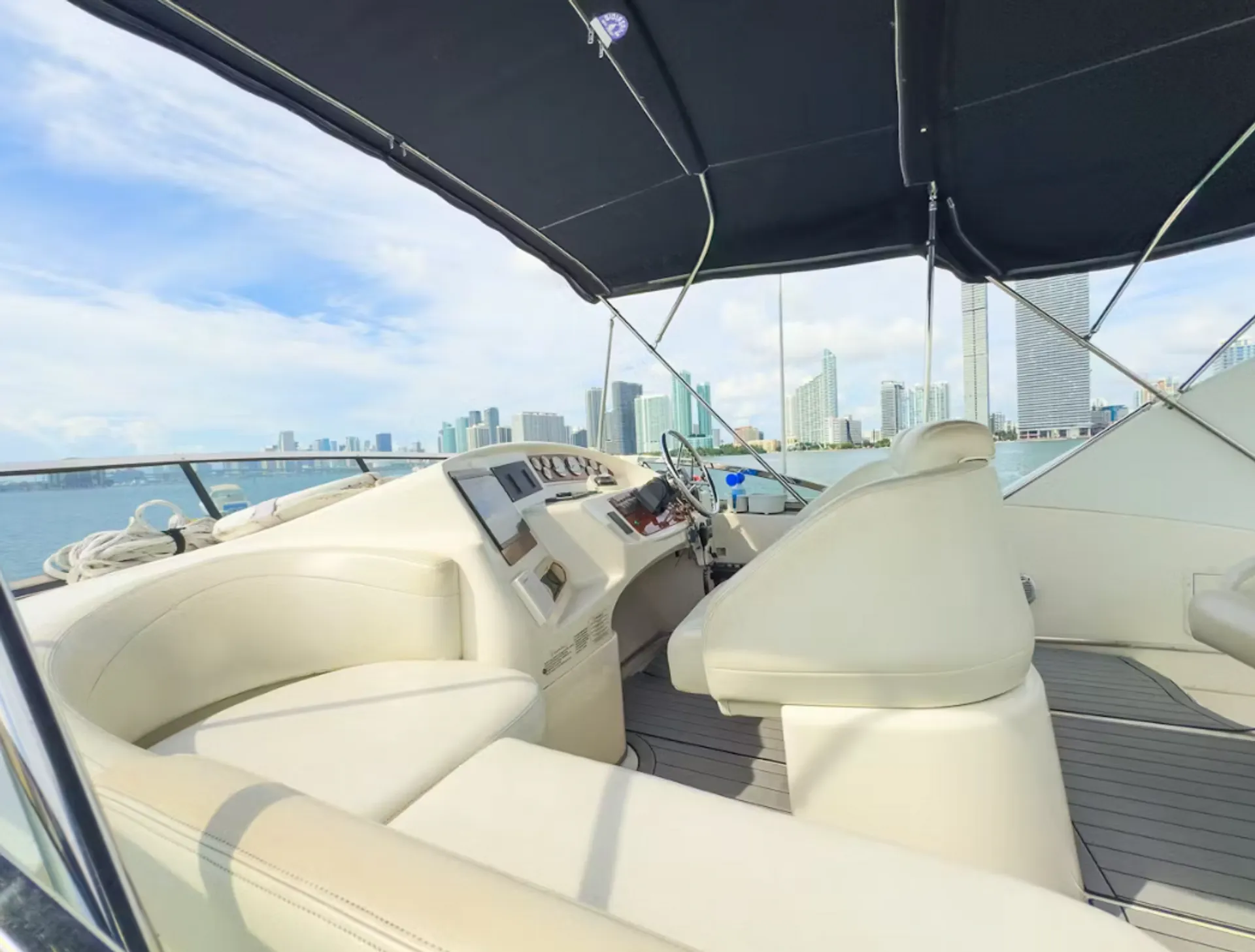 Enjoy "SANTORINI" Silverton Sport Bridge 48ft in Miami!