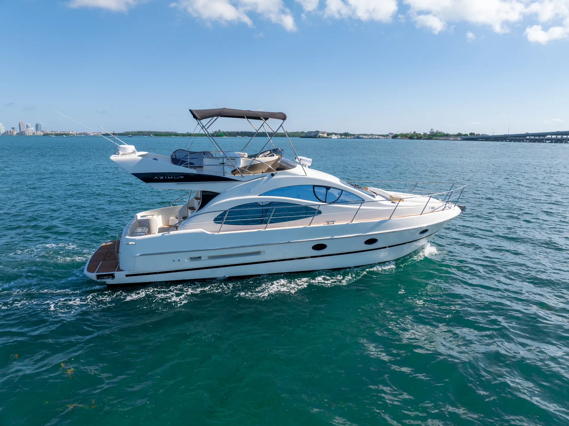 Miami’s Magic Unfolds Aboard a 45ft Azimut!