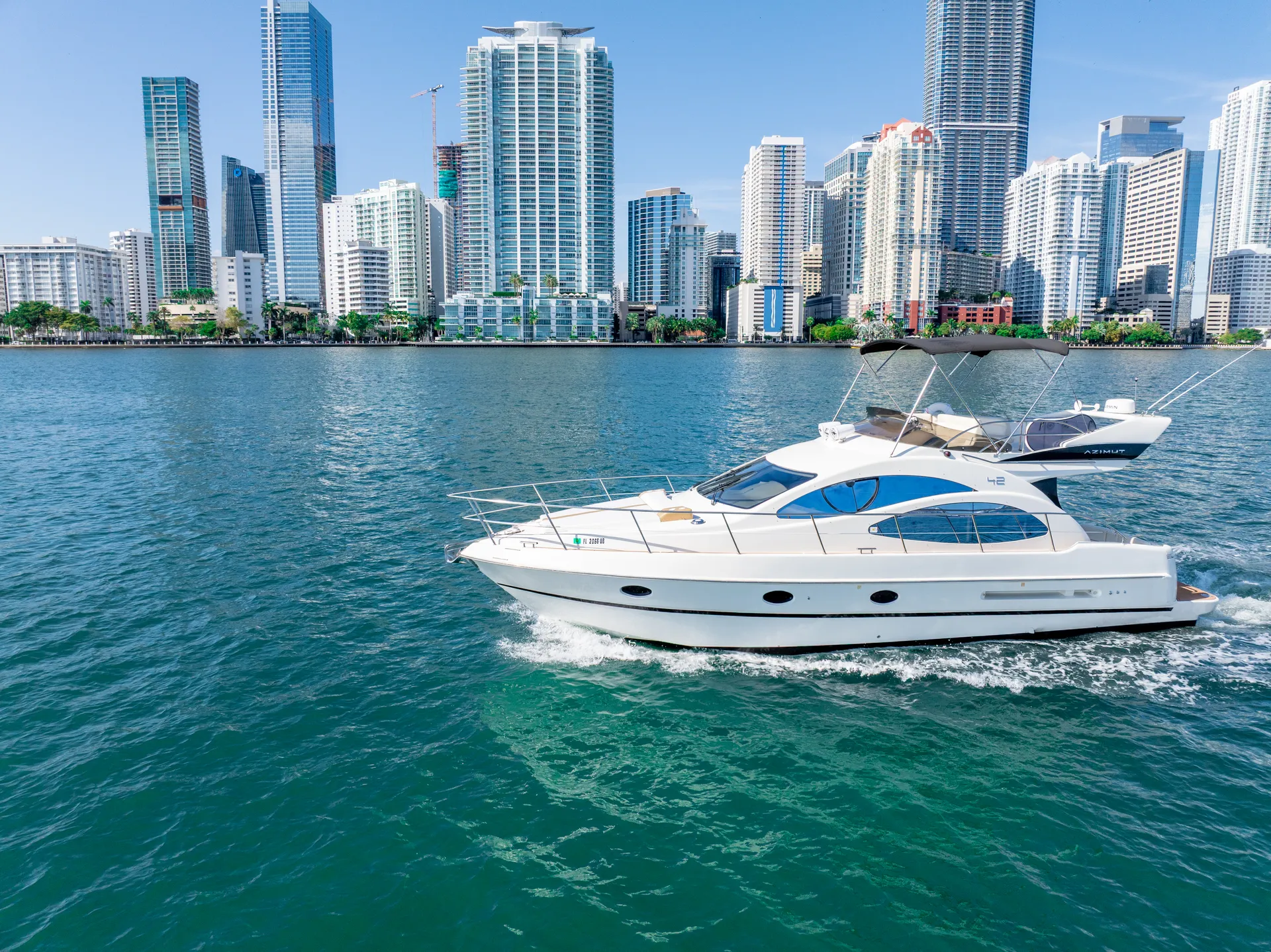 Miami’s Magic Unfolds Aboard a 45ft Azimut!