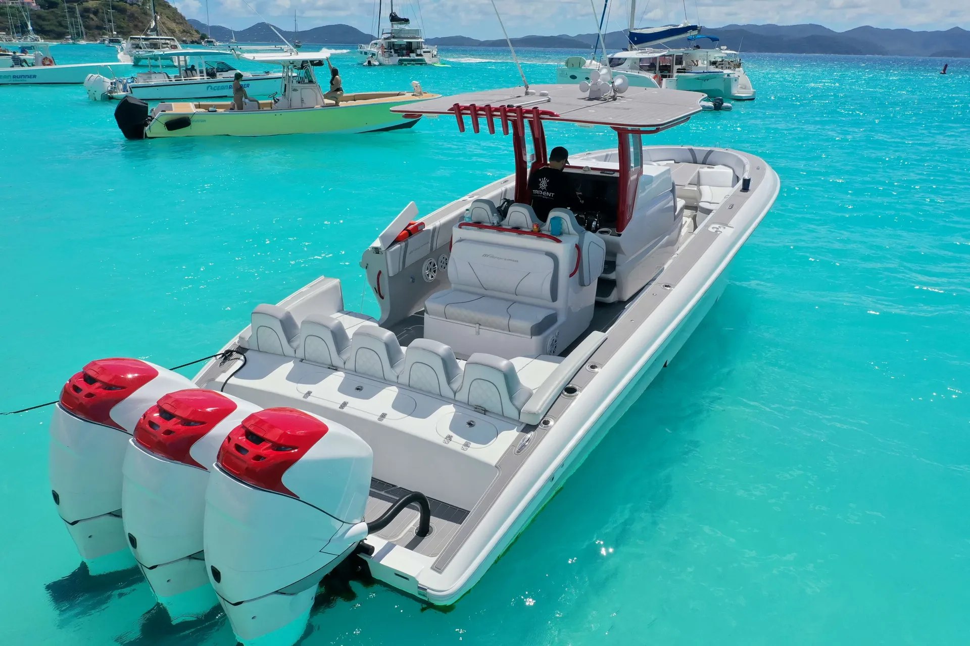 Valkyrie 37' Midnight Express — Exciting BVI an USVI Private Charters!