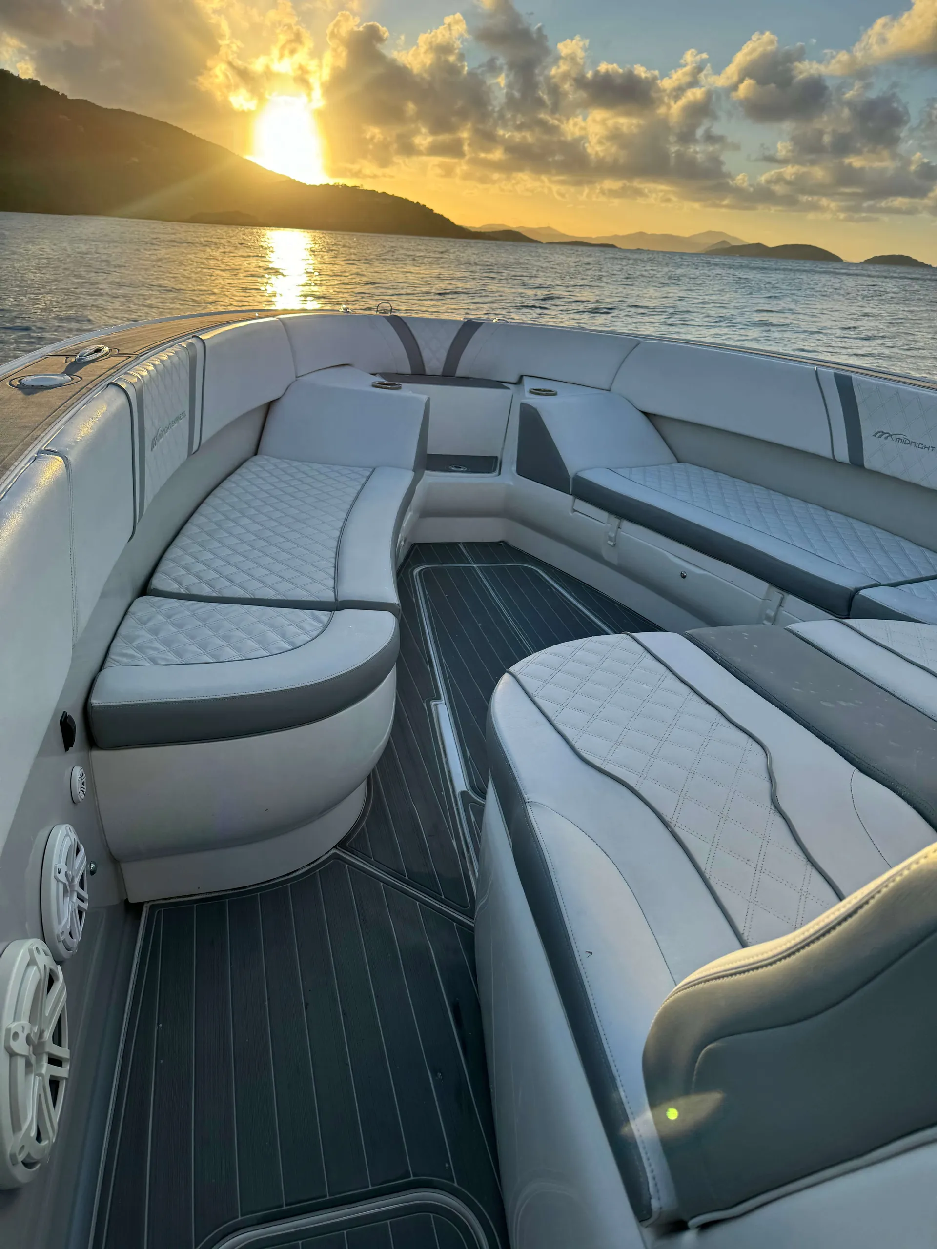 Valkyrie 37' Midnight Express — Exciting BVI an USVI Private Charters!