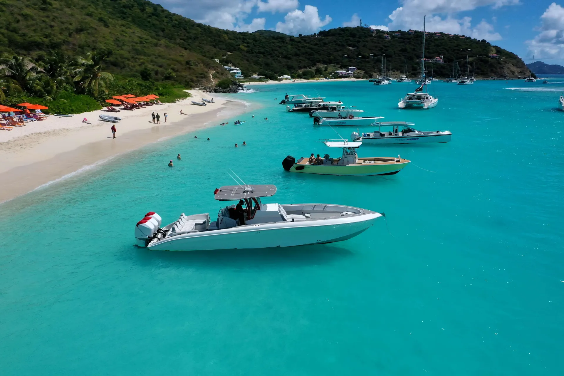 Valkyrie 37' Midnight Express — Exciting BVI an USVI Private Charters!