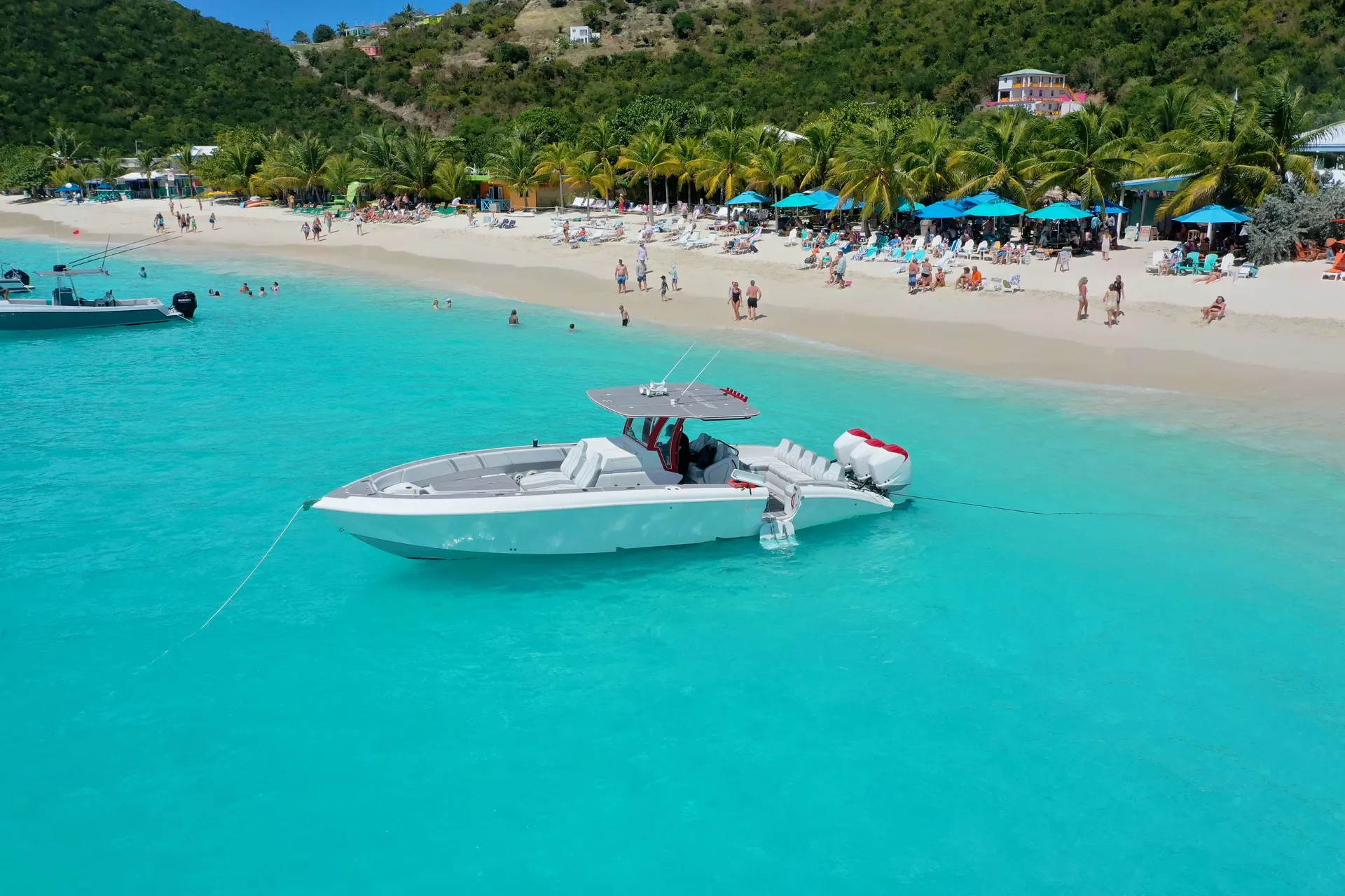 Valkyrie 37' Midnight Express — Exciting BVI an USVI Private Charters!