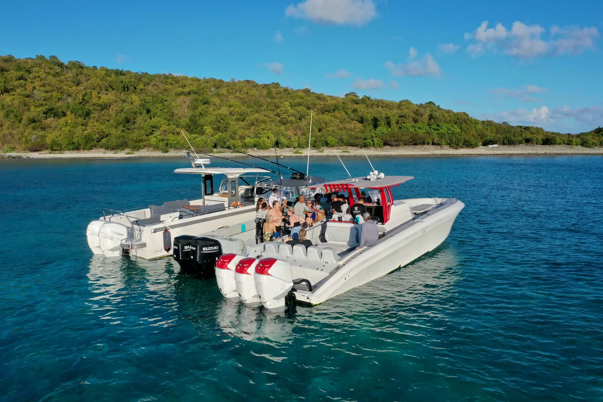 Valkyrie 37' Midnight Express — Exciting BVI an USVI Private Charters!