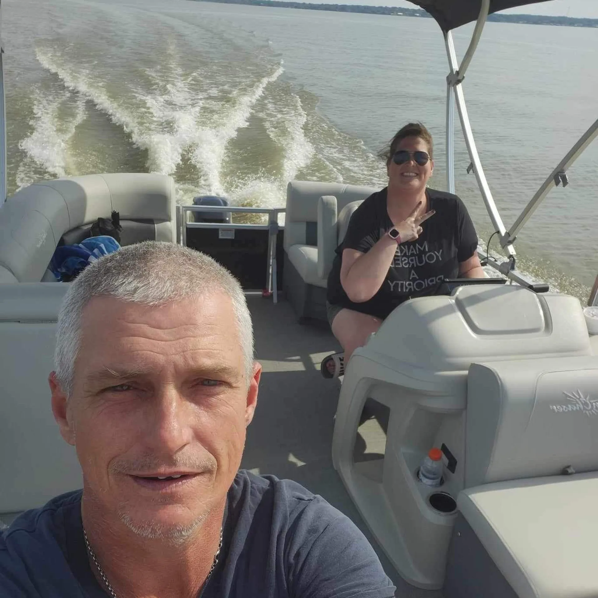 SunChaser 18' Vista Fish Pontoon – Available on Lake Livingston!