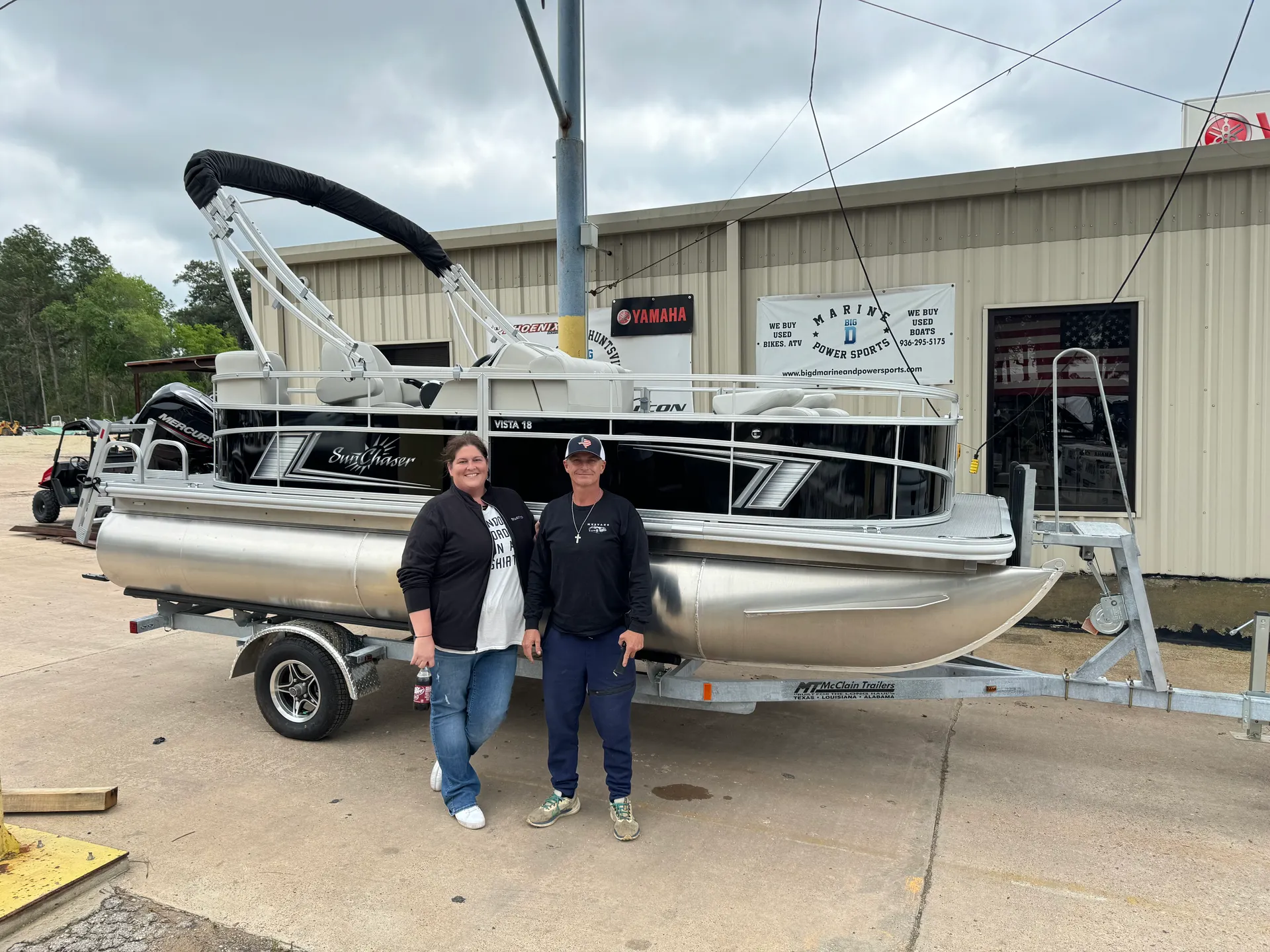 SunChaser 18' Vista Fish Pontoon – Available on Lake Livingston!