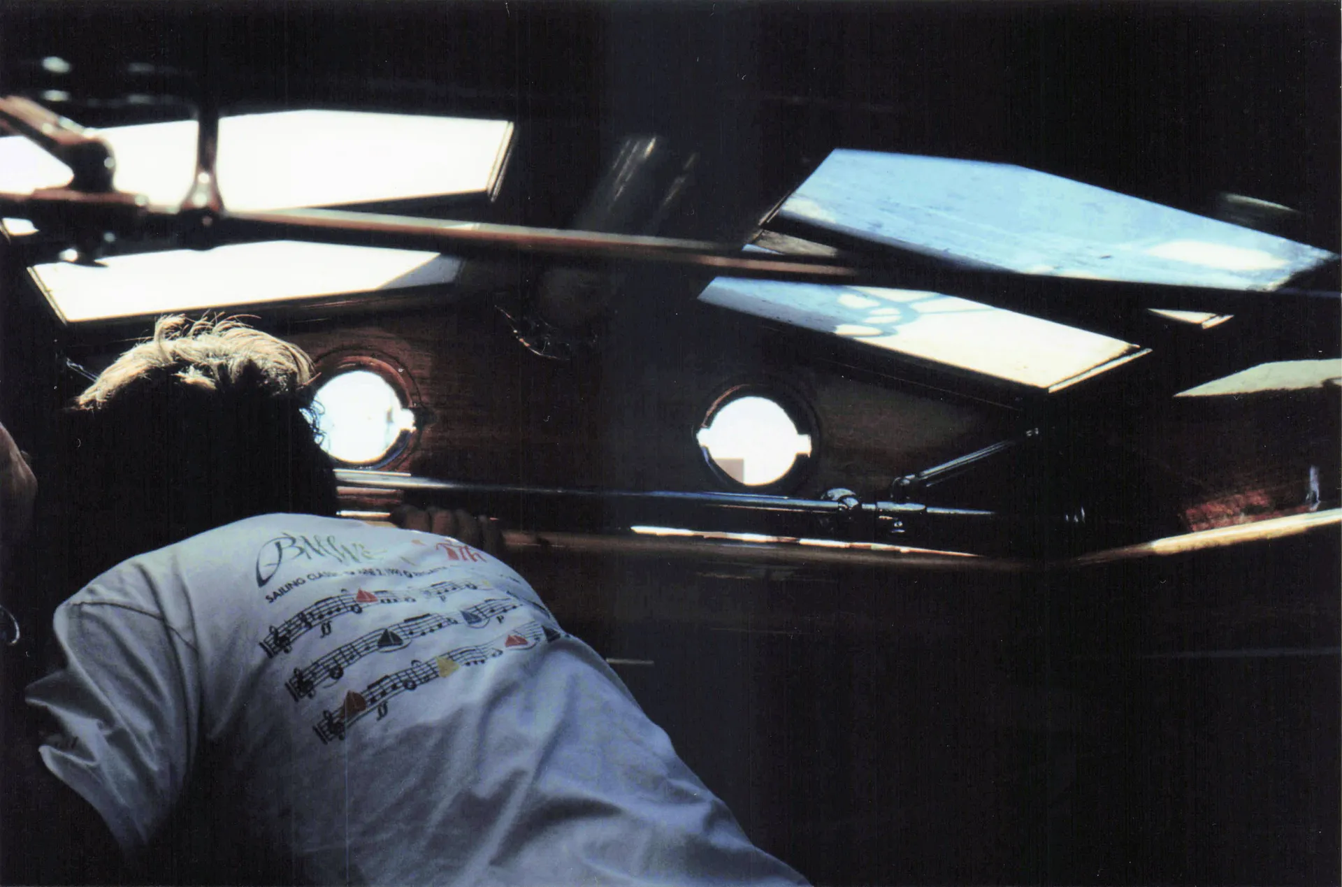 Classic Wooden Racing Yacht with Timeless Elegance
