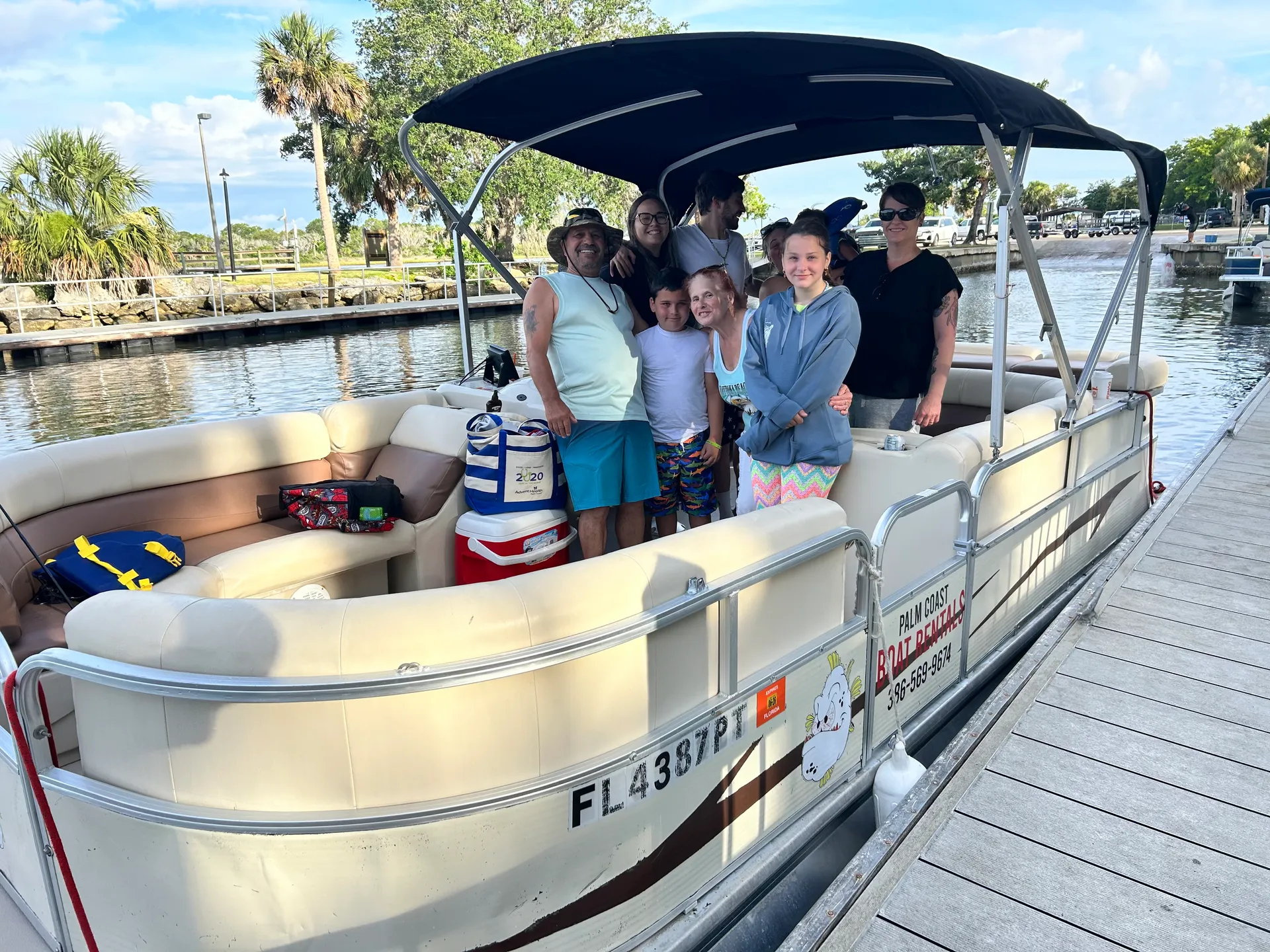 🌊 11-Passenger Pontoon Rental • Family Fun • Dolphin Sightings 🐬