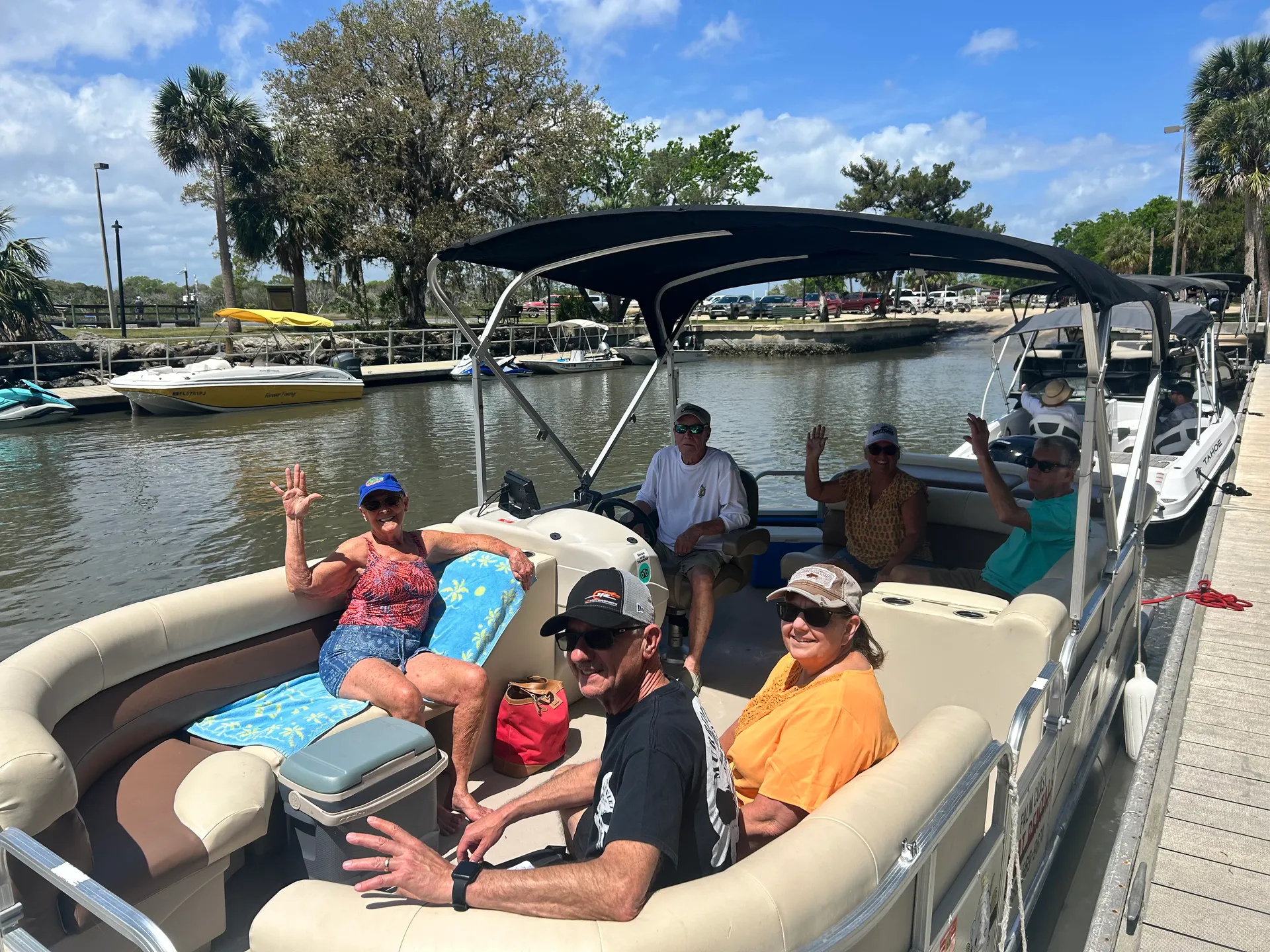🌊 11-Passenger Pontoon Rental • Family Fun • Dolphin Sightings 🐬