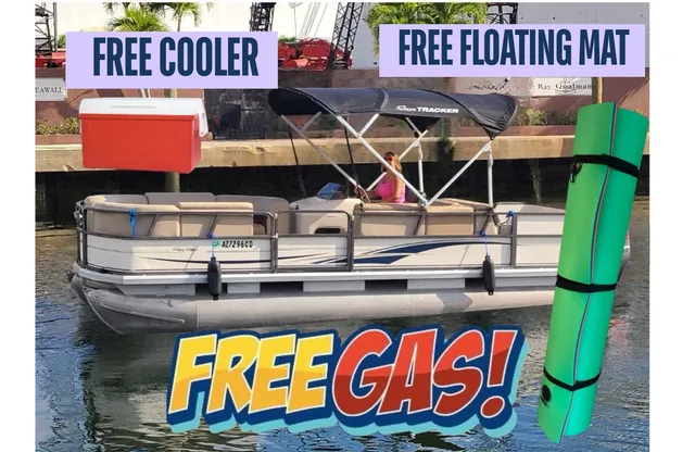 Rent a SUN TRACKER BY TRACKER MARINE pontoon in Pompano Beach, FL near me