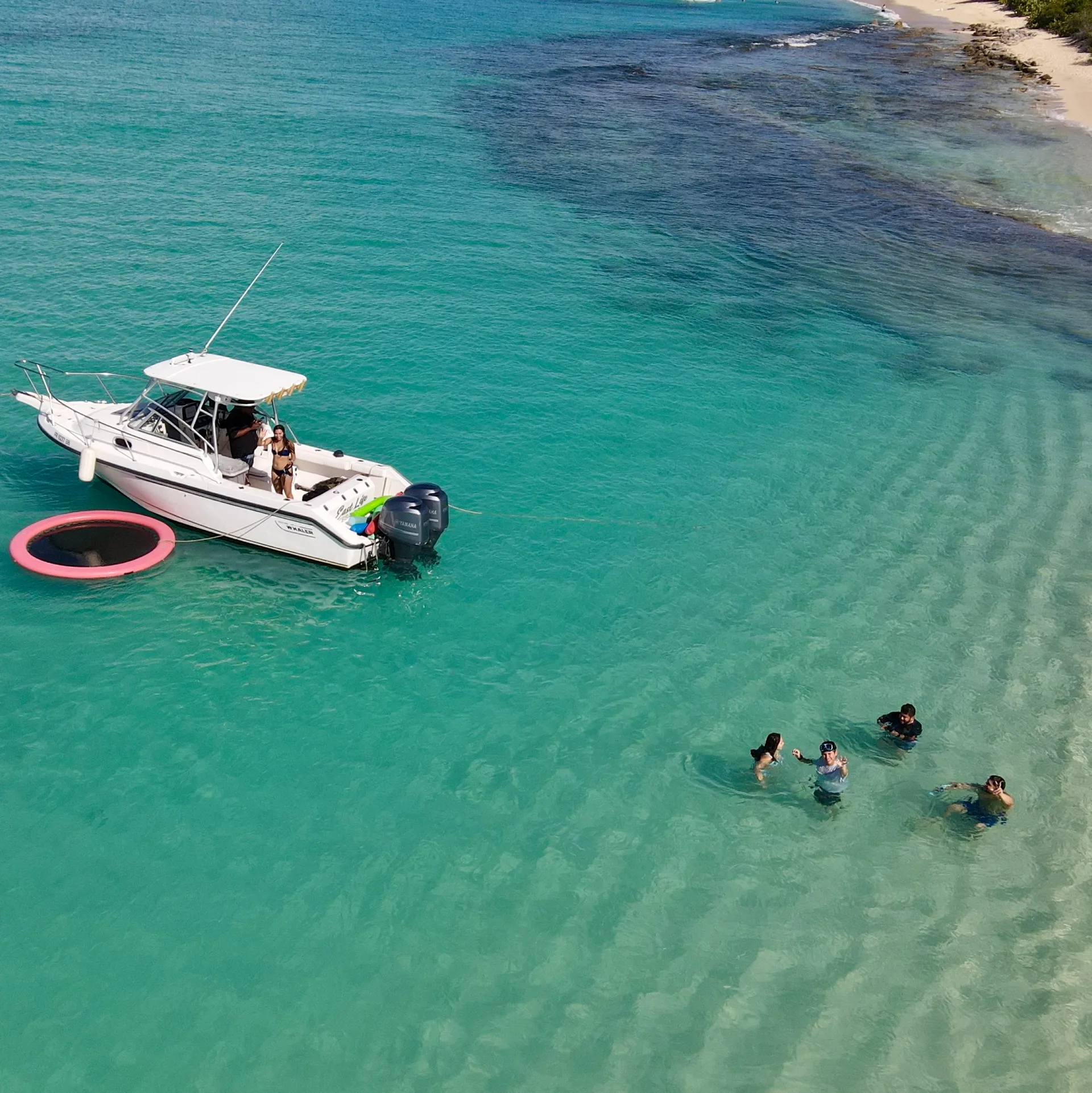 Boston Whaler 24’ – Smooth Ride to Icacos/Palomino (Captain Included)
