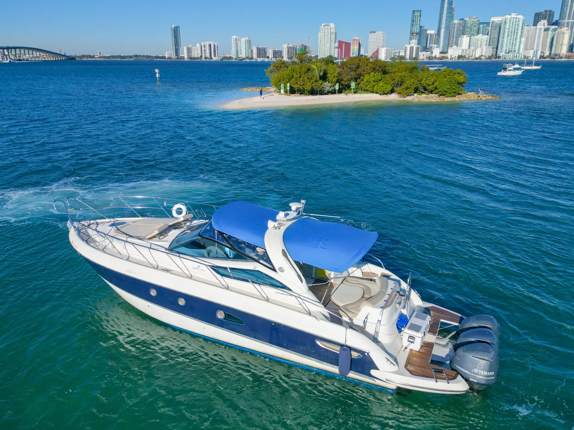 Enjoy "PARIS" 48ft Cranchi Motor Yacht in Miami!!