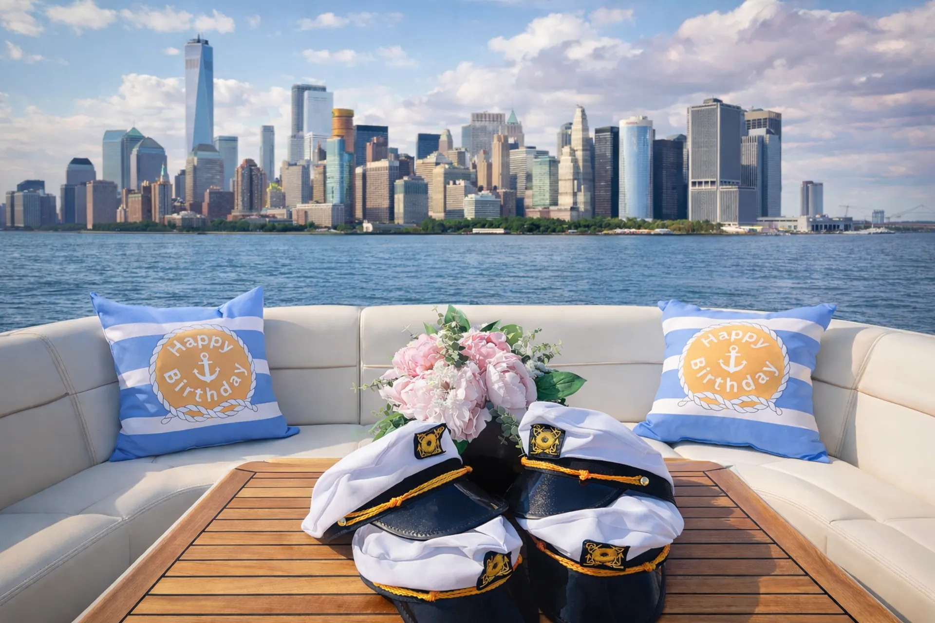 Luxury Yacht Manhattan Chelsea Piers: Captain, Champagne, Catering