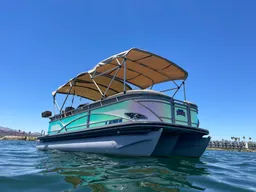 25’ Regency Luxury Pontoon Lake Havasu, Double Bimini, BBQ, Bluetooth boat photo
