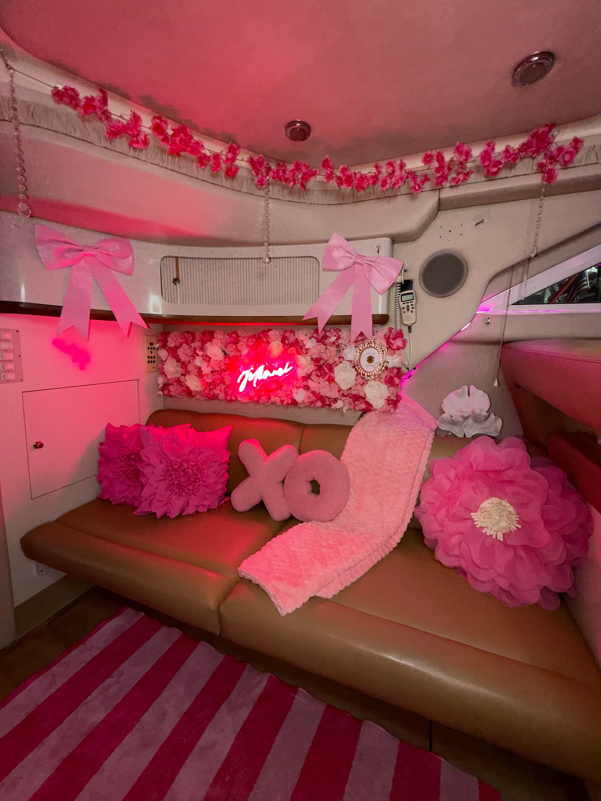 MIAMI'S NEWEST PINK YACHT! 45 FT Fly bridge! Relax, Party, and Enjoy!