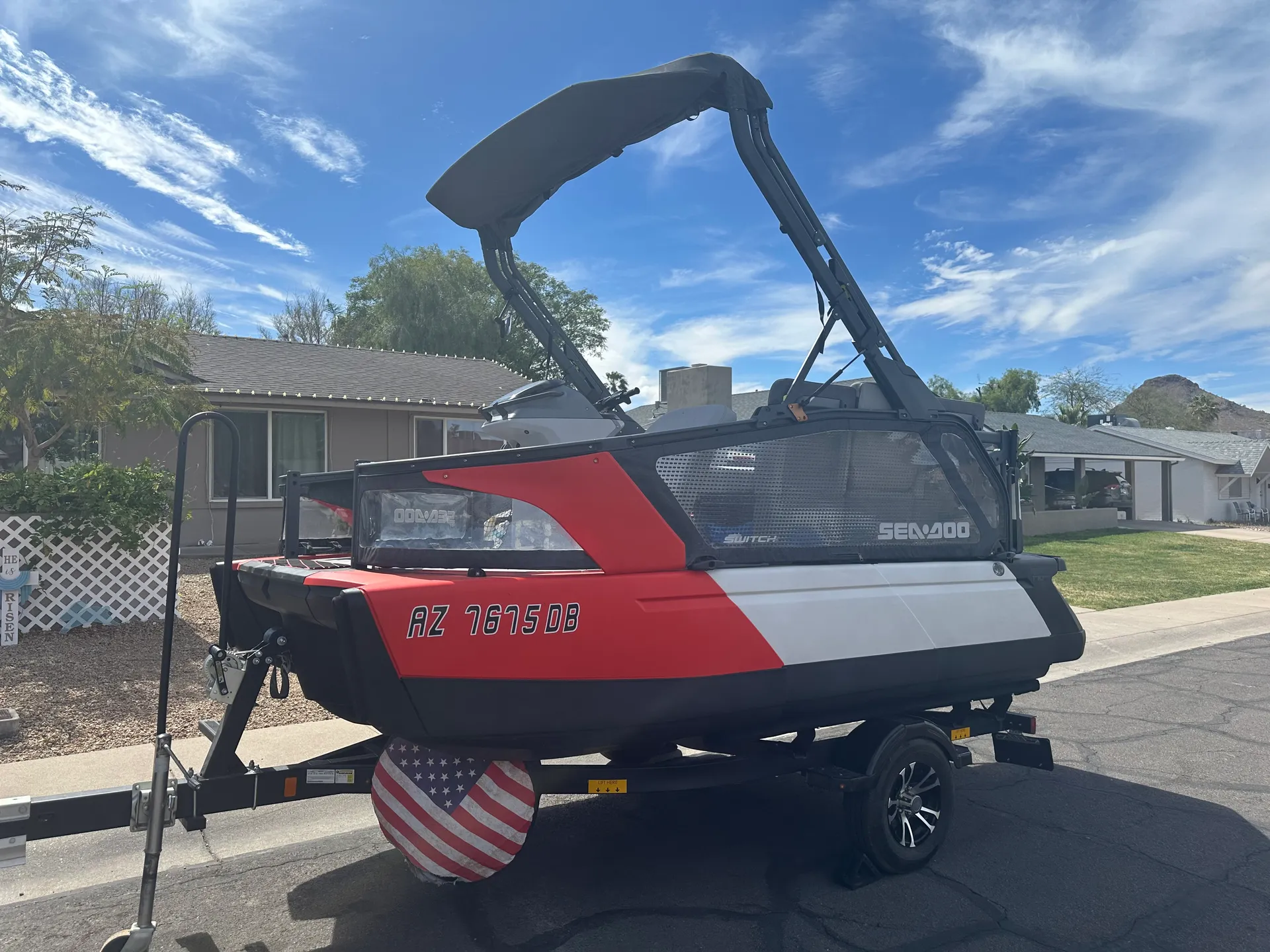 Sport compact.  13 ft. Seadoo switch.  