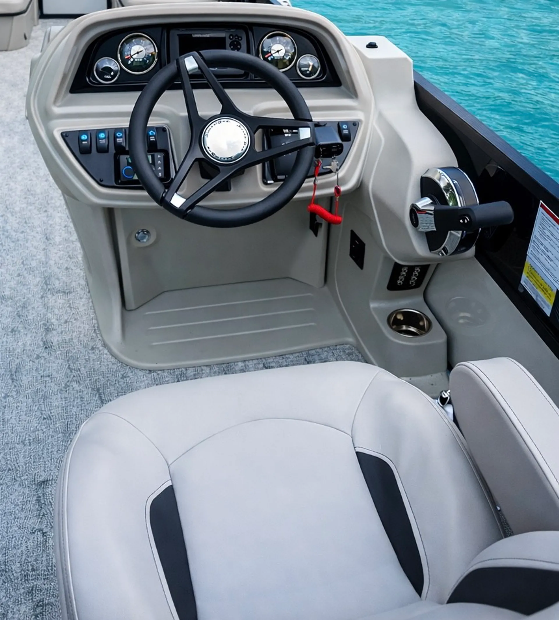 2025 Tritoon great for cruising and fishing!