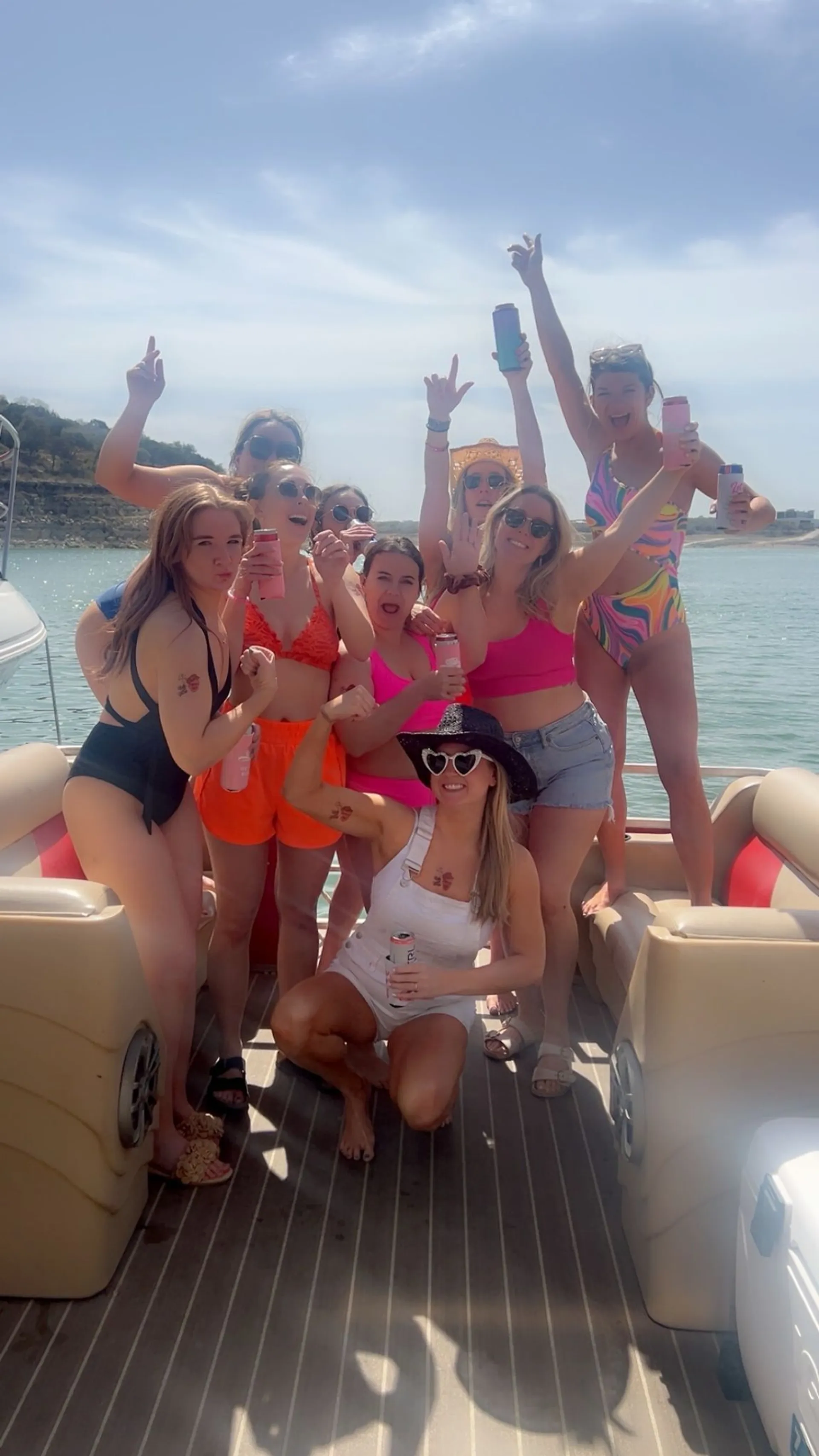 30ft Double-deck Party Boat with Slide on Lake Travis