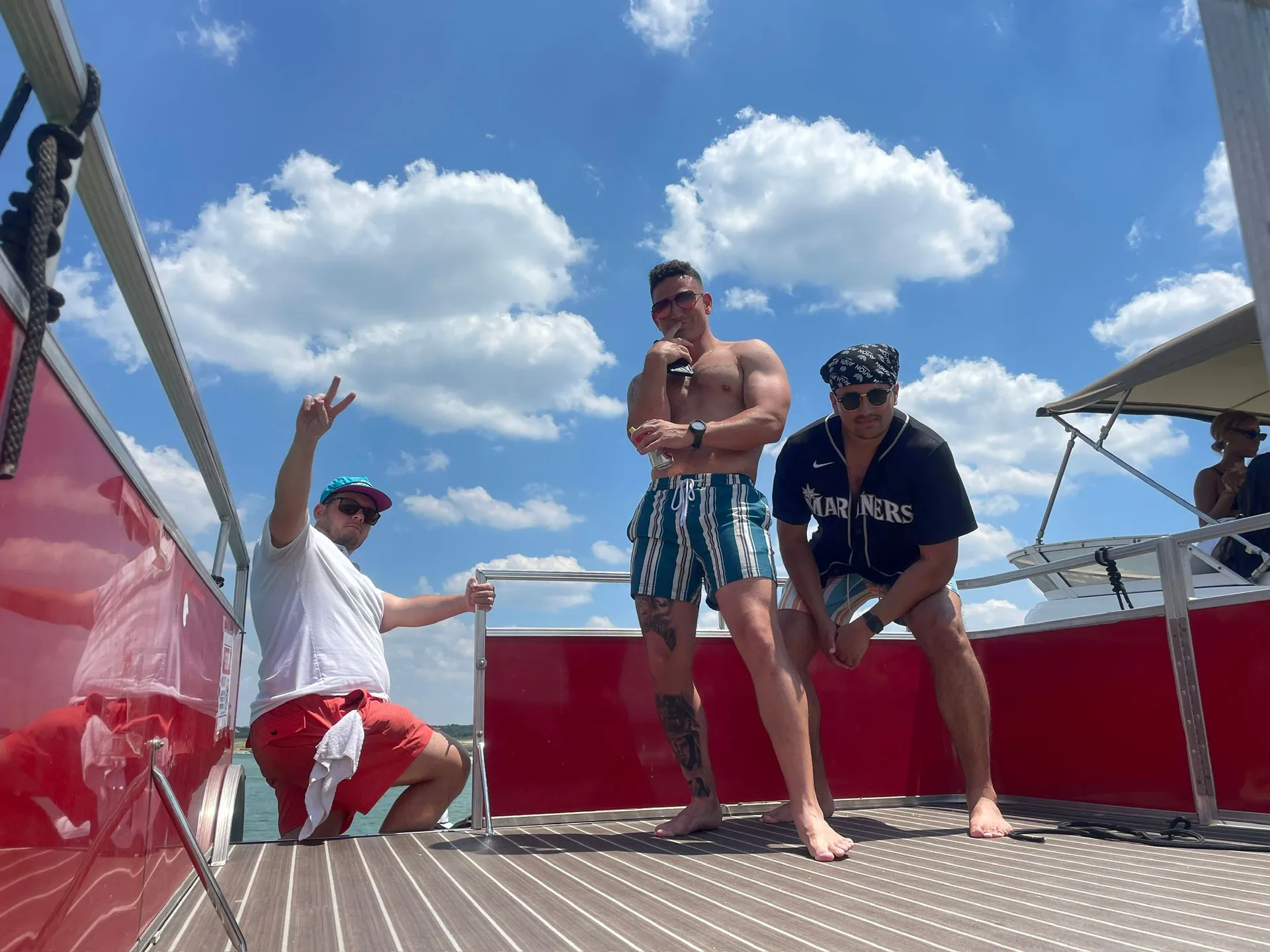 26' Double Deck Party Boat with Slide on Lake Travis