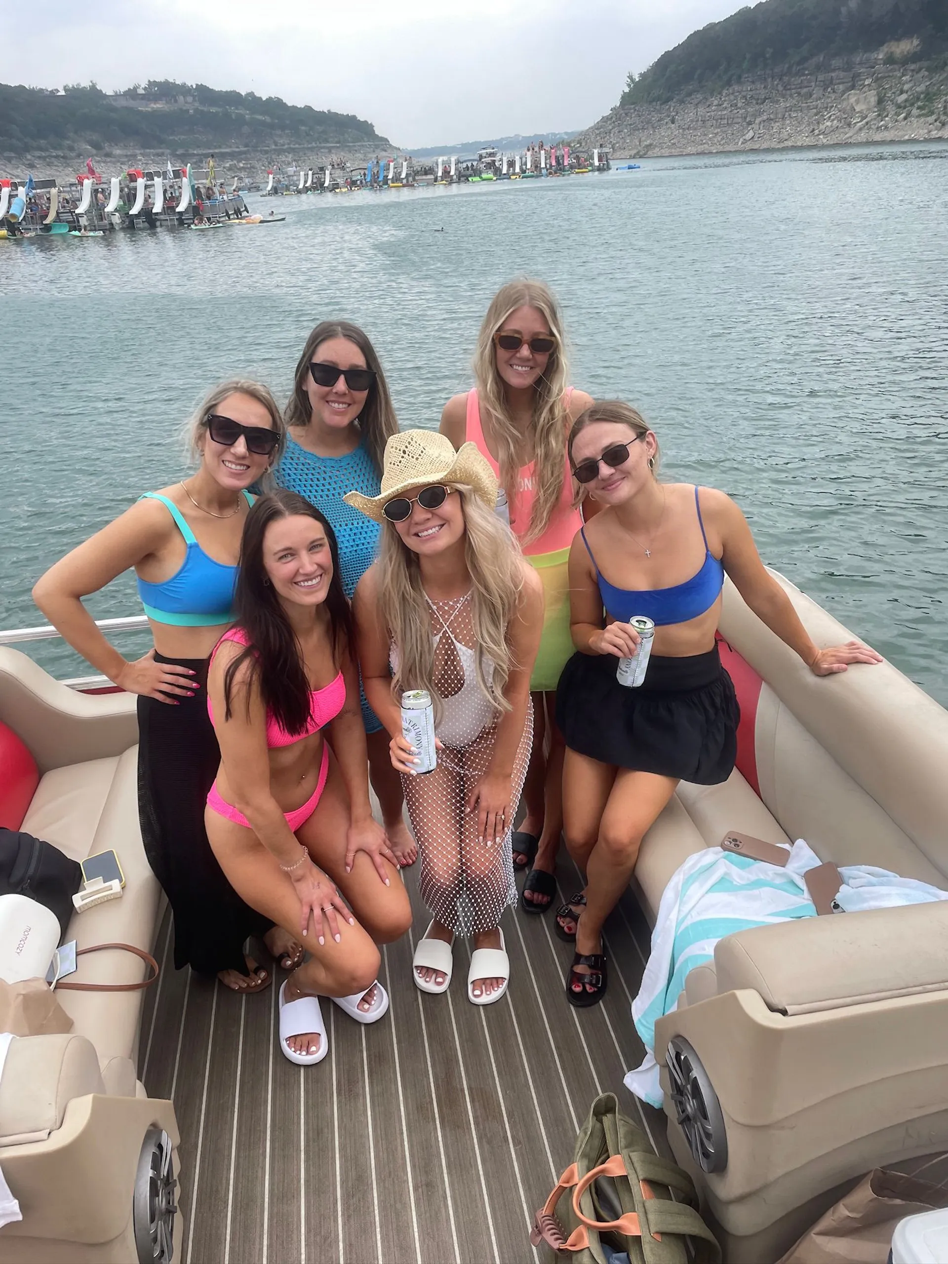 26' Double Deck Party Boat with Slide on Lake Travis
