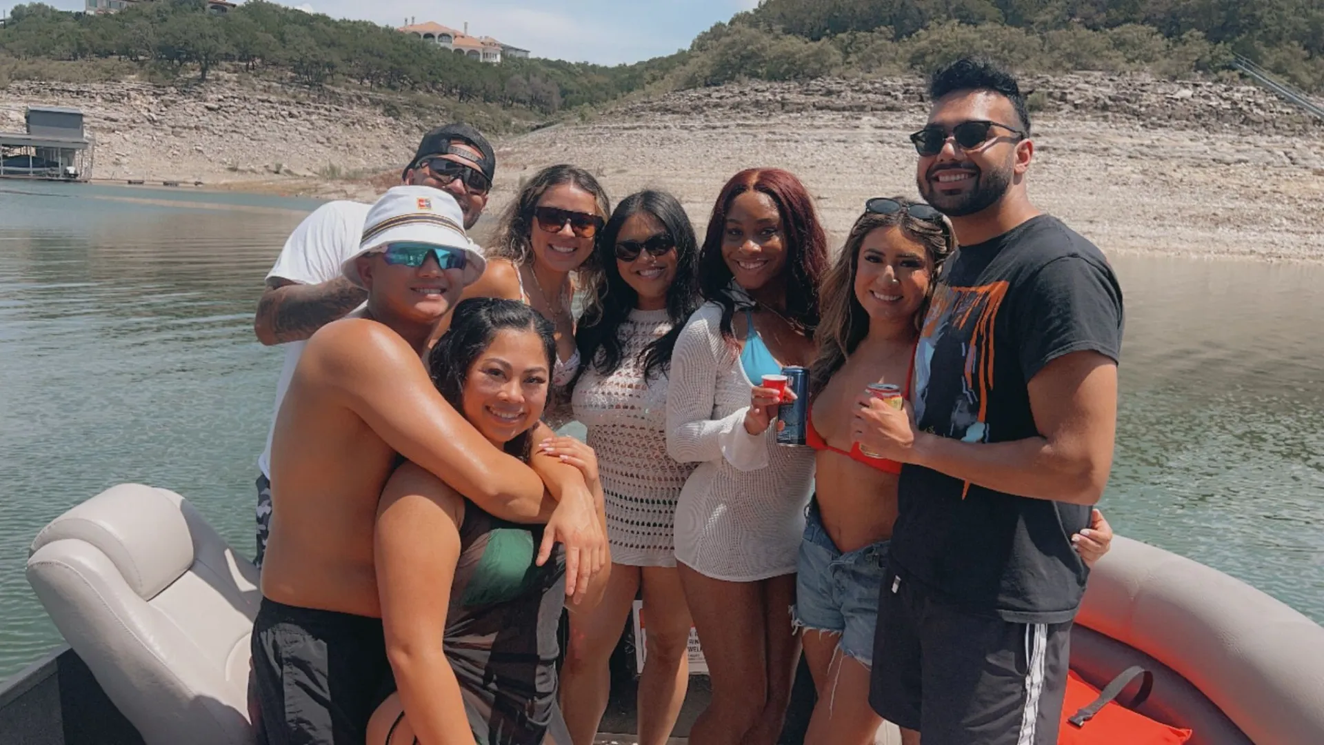 30ft Double-deck Party Boat with Slide on Lake Travis