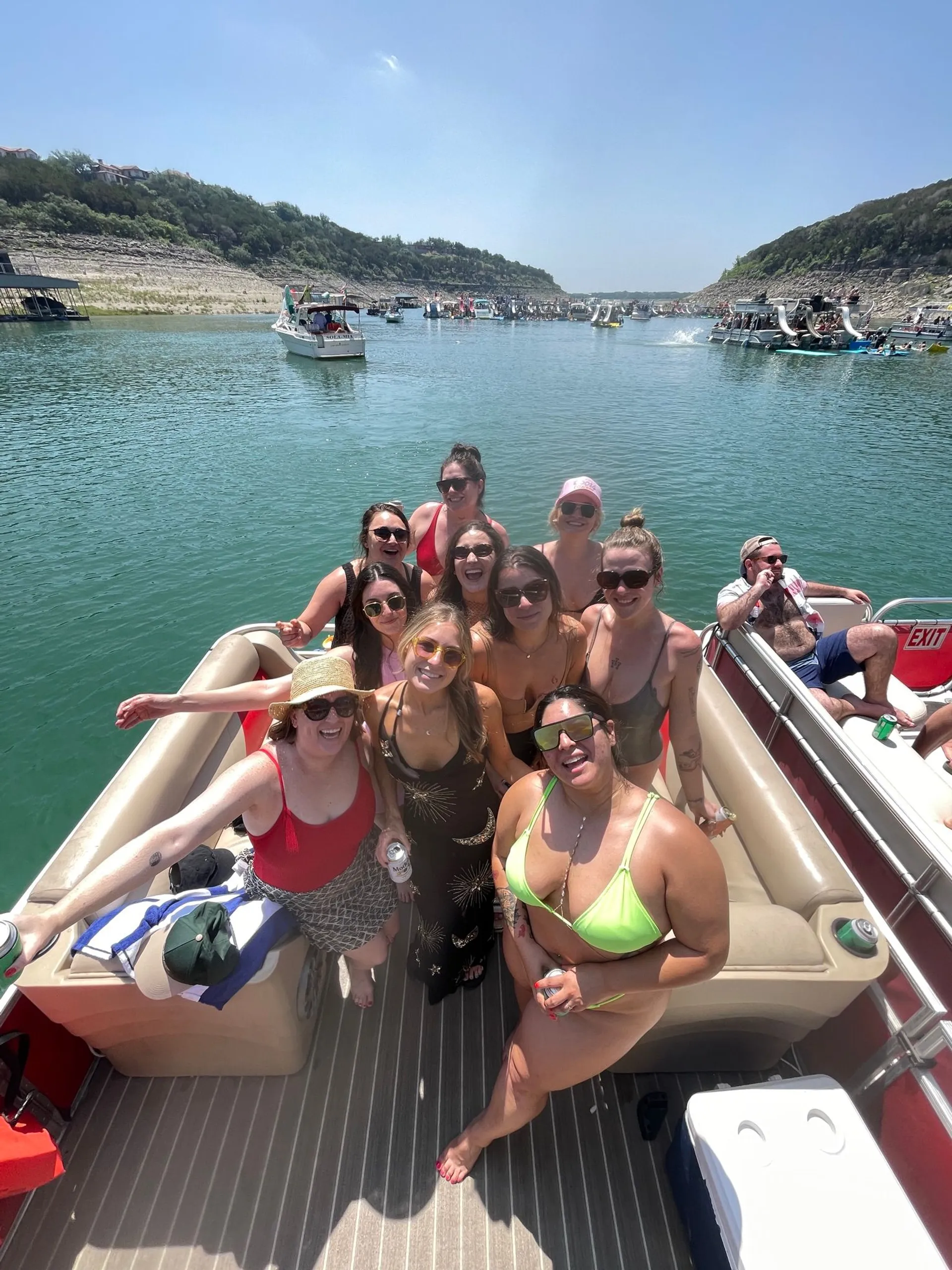 30ft Double-deck Party Boat on Lake Travis