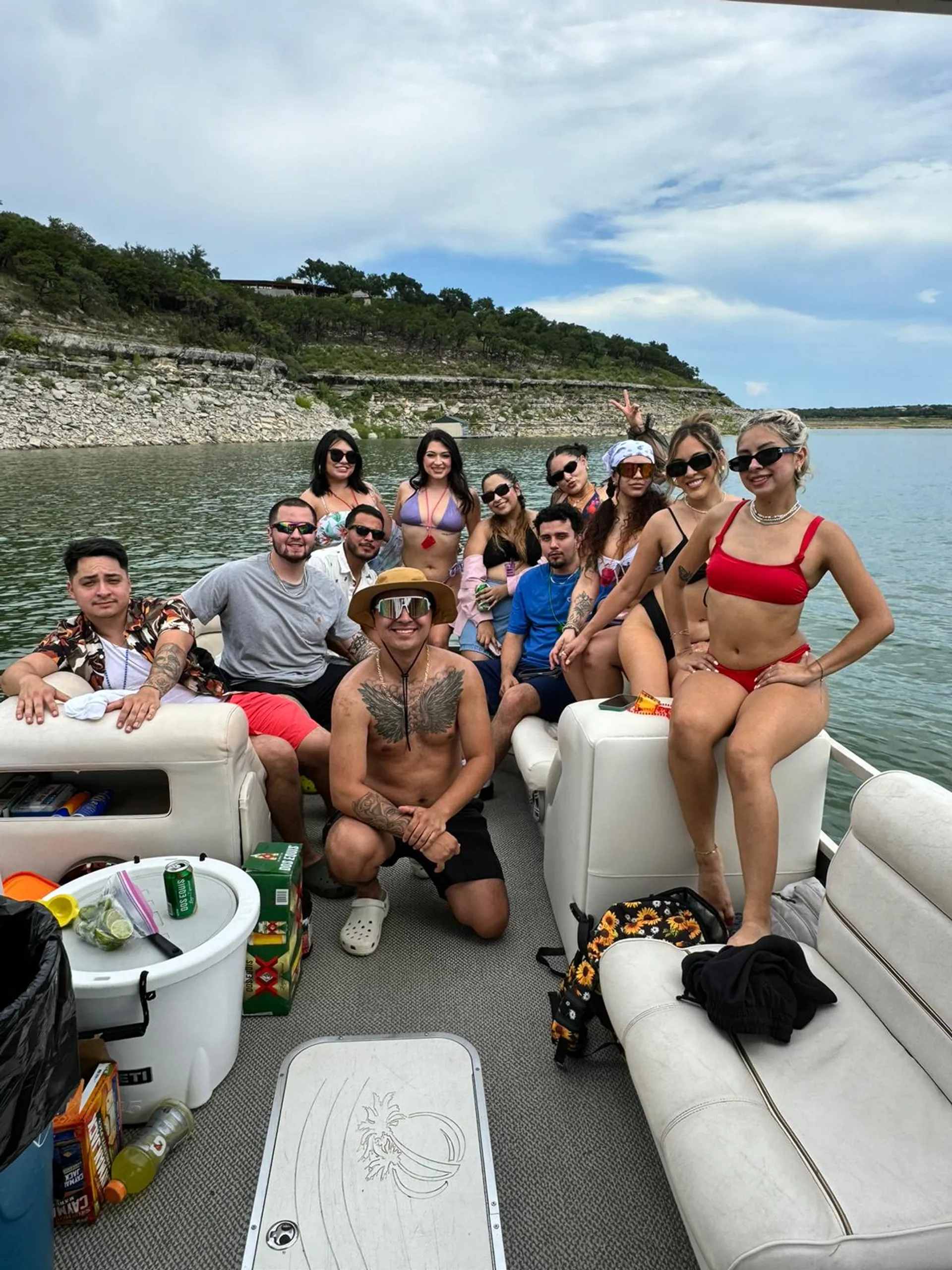 29.5 Solid Craft Double-deck Party Boat with Slide